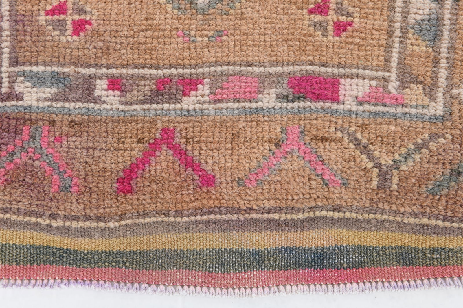 2'9'' x 11'10'' Handmade Vintage Wool Rug - 6970 - 15