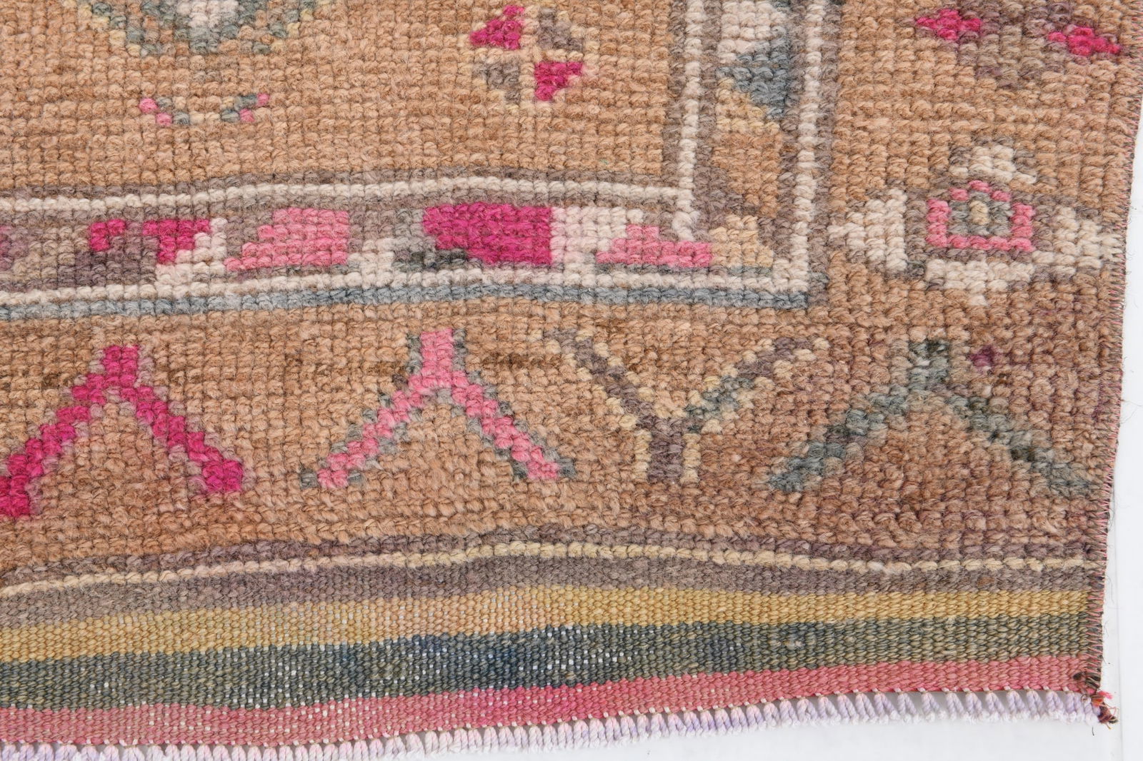 2'9'' x 11'10'' Handmade Vintage Wool Rug - 6970 - 16