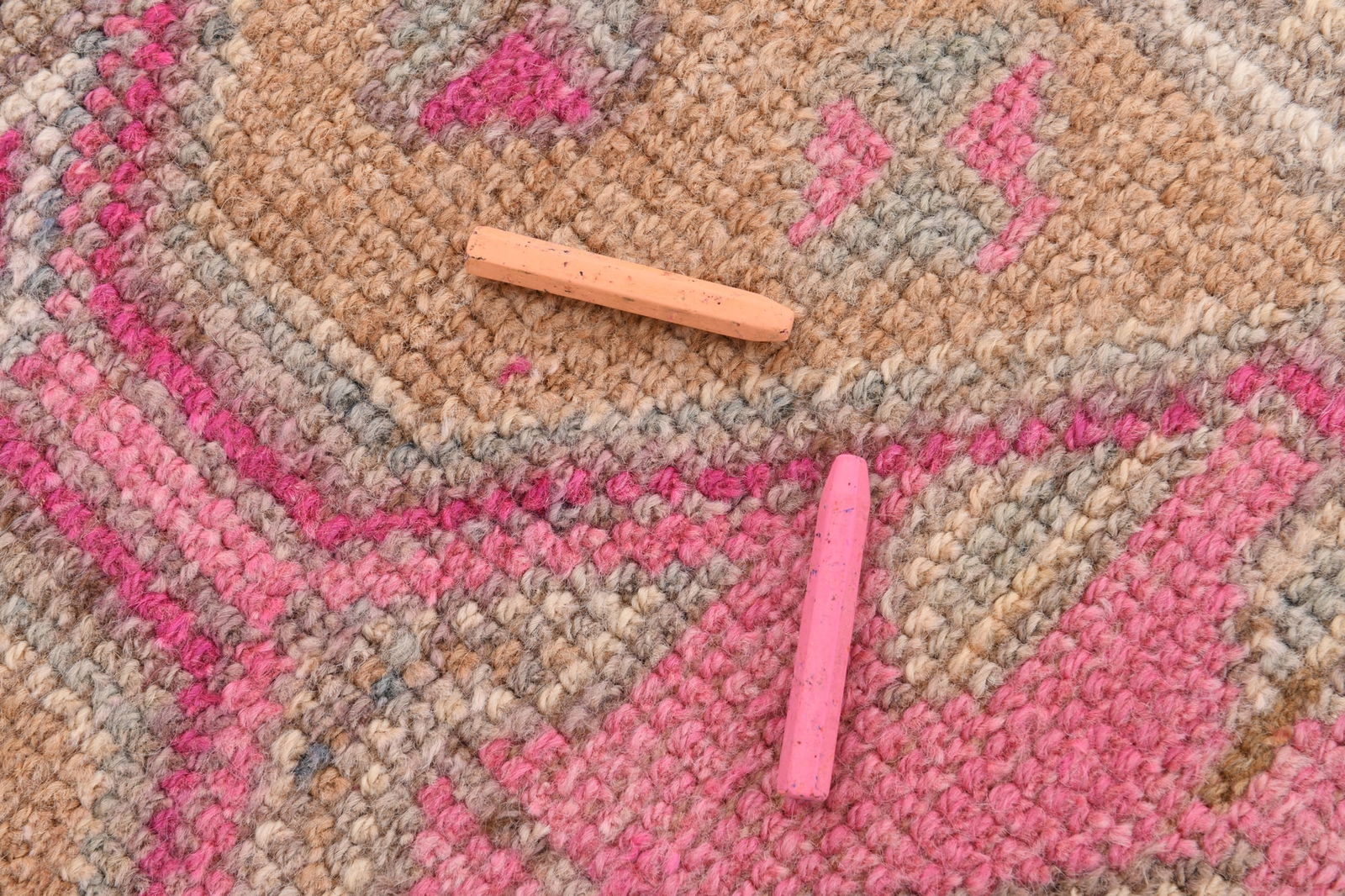 2'9'' x 11'10'' Handmade Vintage Wool Rug - 6970 - 7