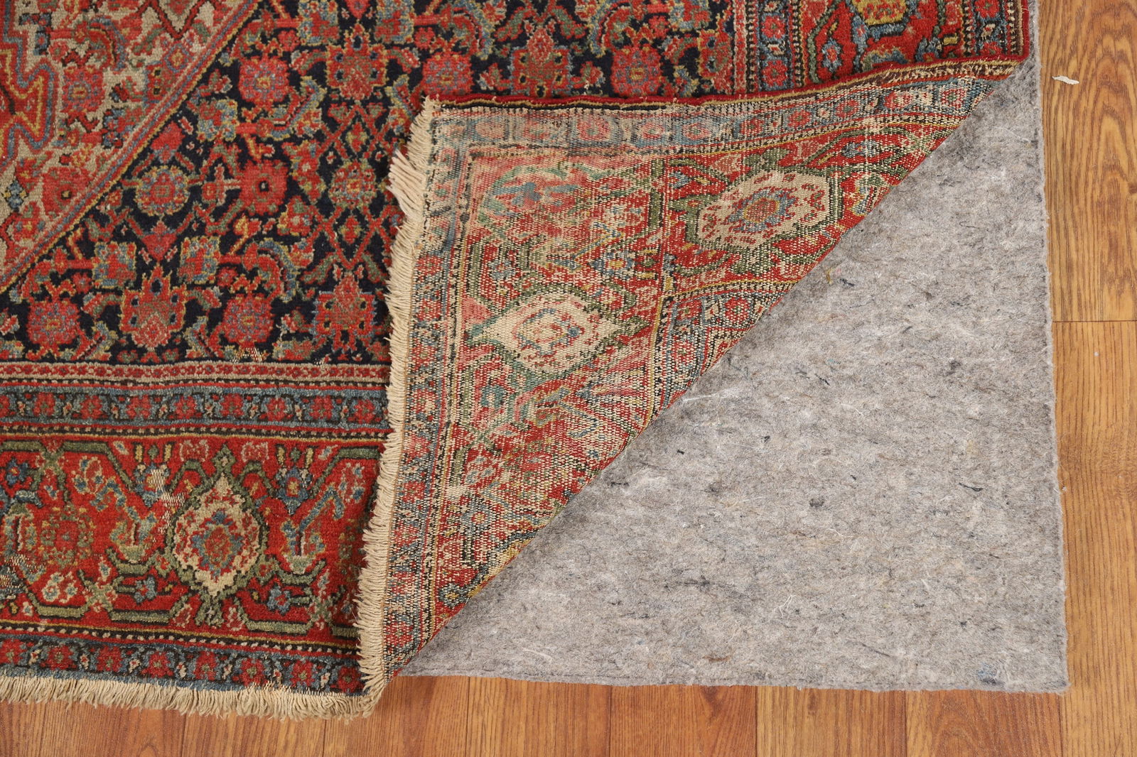 Pre-1900 Antique Vegetable Dye Signed Senneh Persian Rug 5x7 - 8