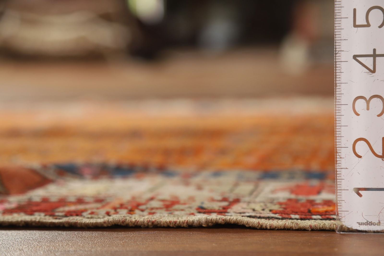 Pre-1900 Antique Caucasian Vegetable Dye Runner Rug 4x9 - 19