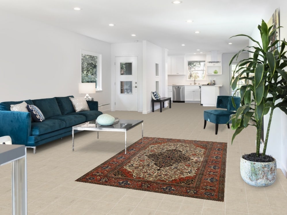 Pre-1900 Antique Vegetable Dye Sarouk Farahan Persian Rug 4x7 - 2