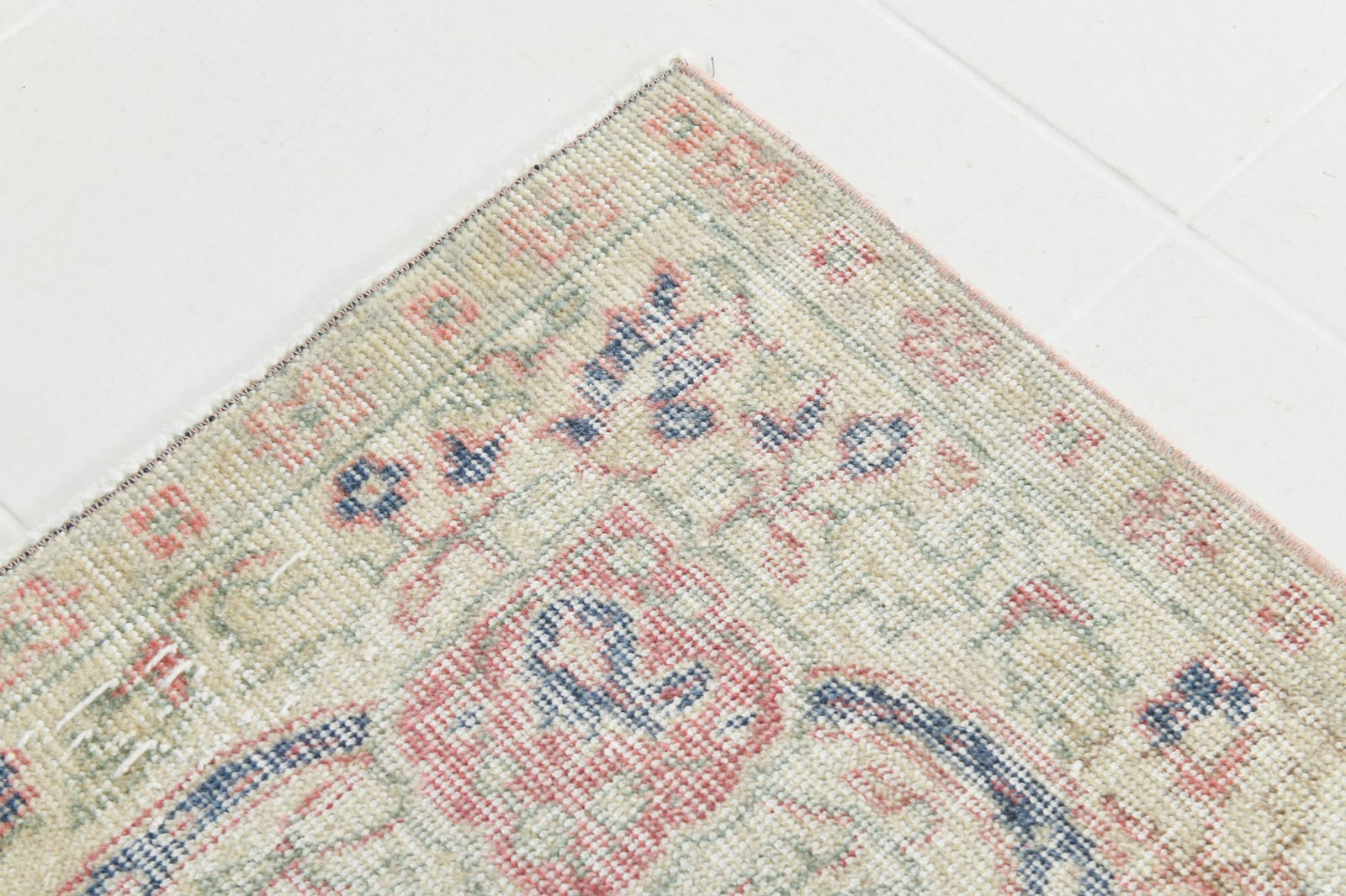 5'2'' x 7'11'' Handmade Vintage Wool Rug - 20489 - 10