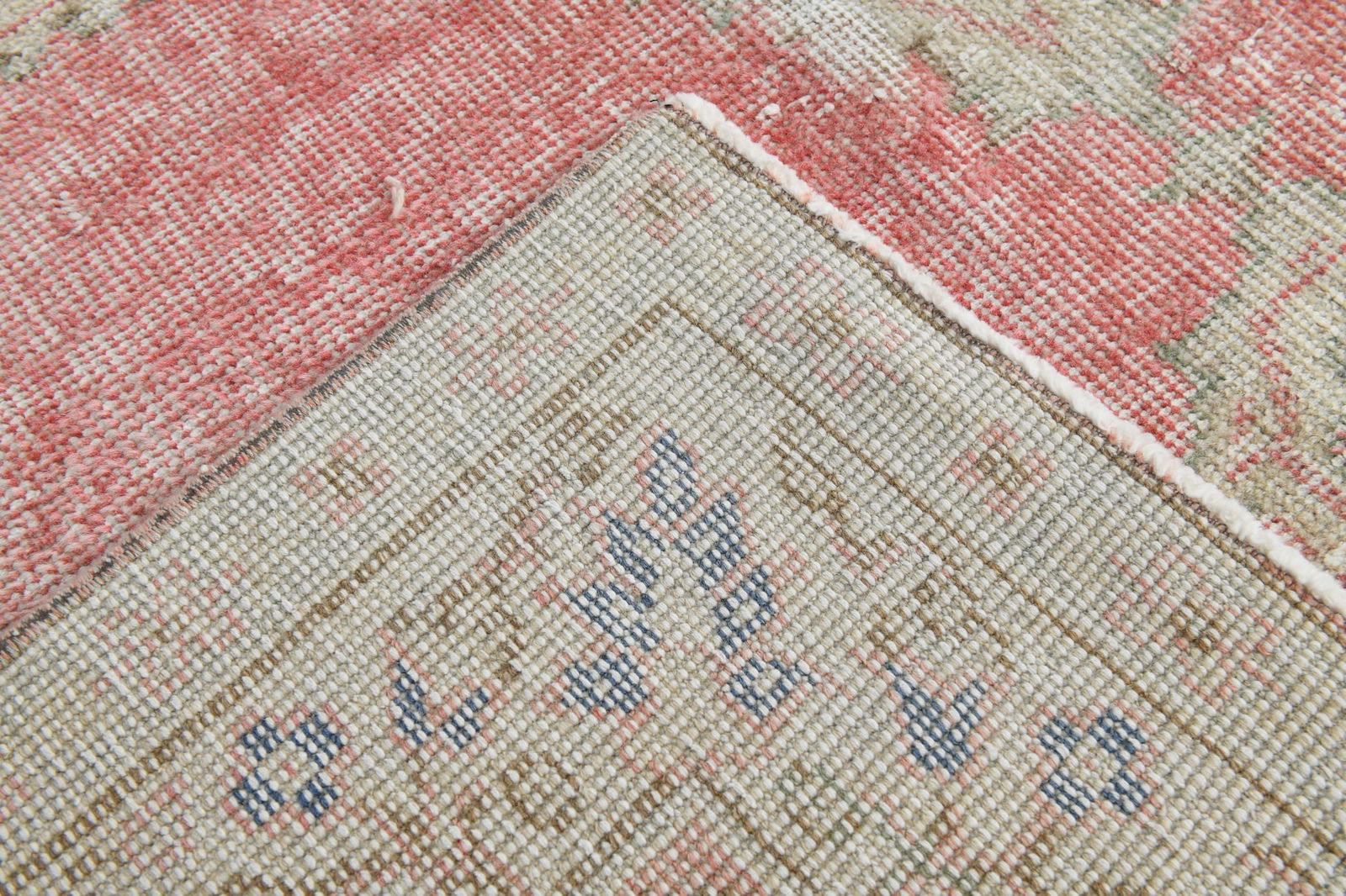 5'2'' x 7'11'' Handmade Vintage Wool Rug - 20489 - 13