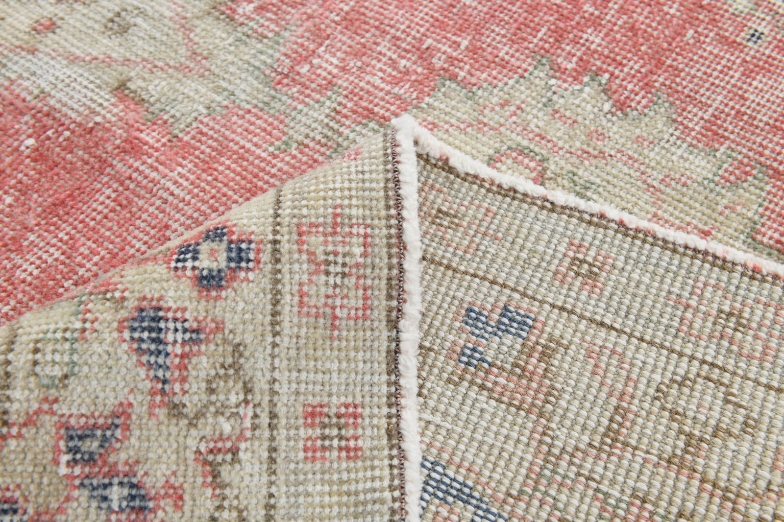 5'2'' x 7'11'' Handmade Vintage Wool Rug - 20489 - 14