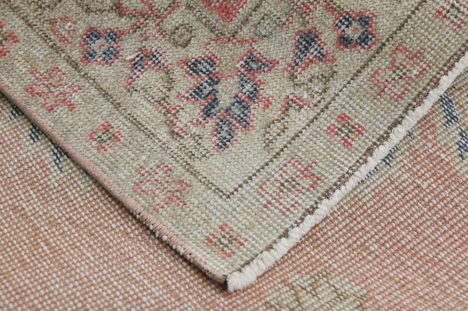 5'2'' x 7'11'' Handmade Vintage Wool Rug - 20489 - 16