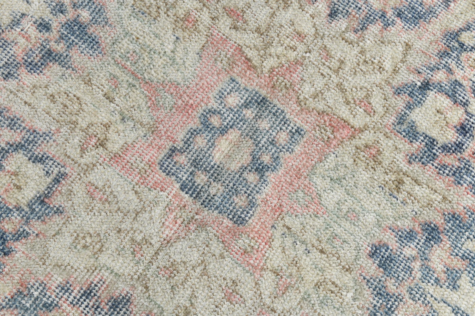 5'2'' x 7'11'' Handmade Vintage Wool Rug - 20489 - 7