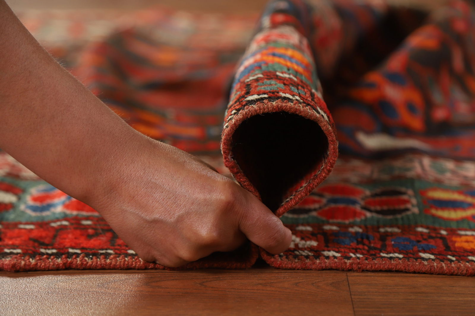 Pre-1900 Antique Kazak Vegetable Dye Runner Rug 3x12 - 16