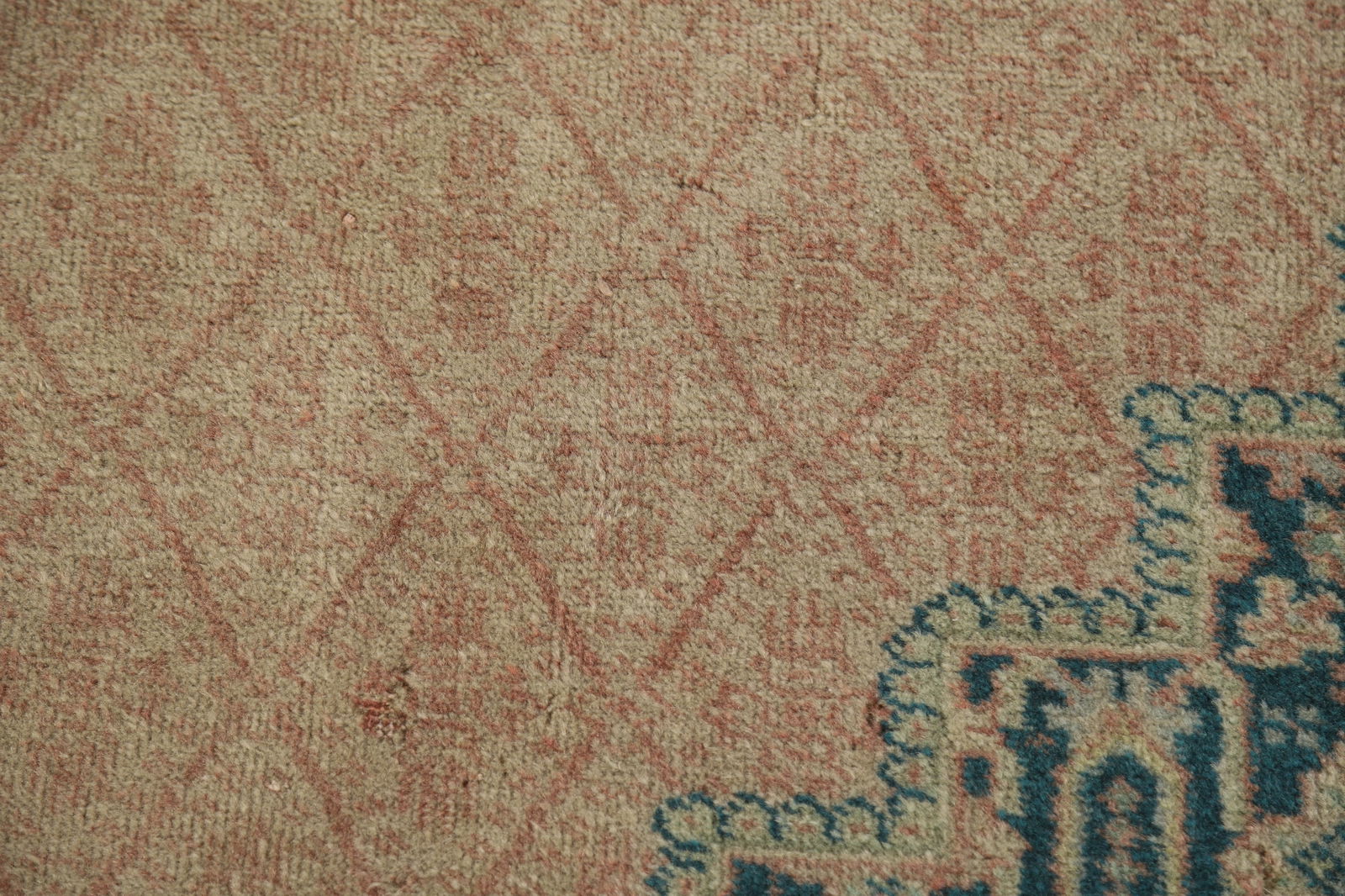 Antique Vegetable Dye Tabriz Persian Large Rug 10x13 - 10