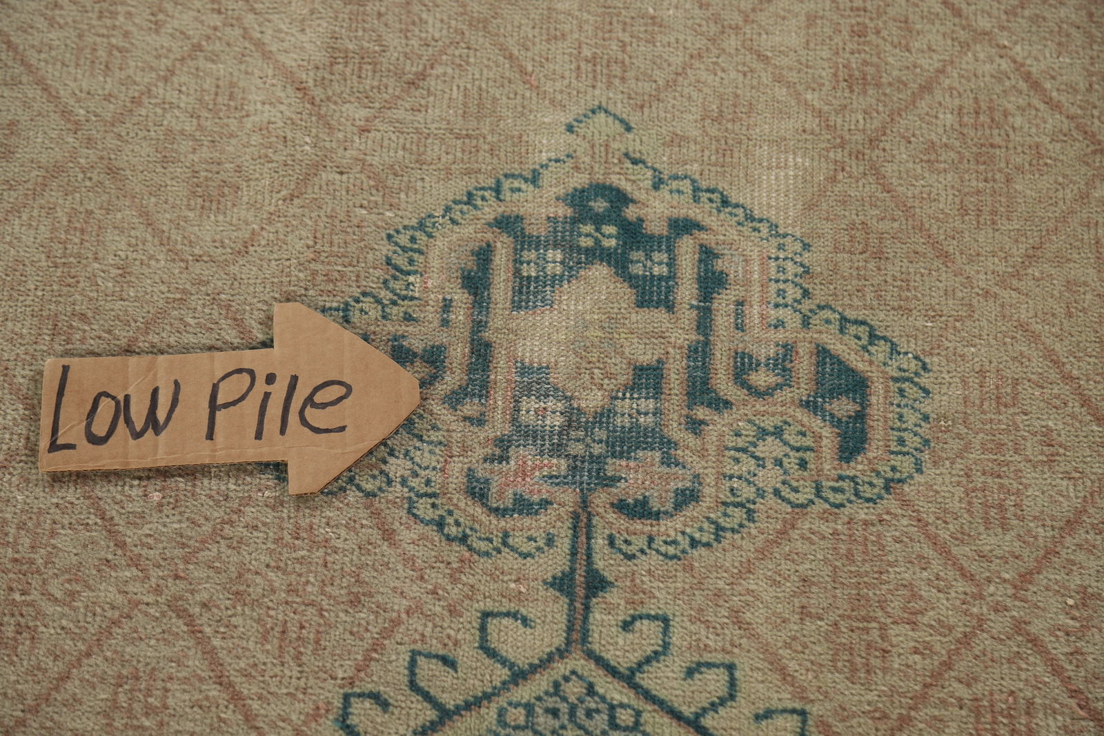 Antique Vegetable Dye Tabriz Persian Large Rug 10x13 - 13