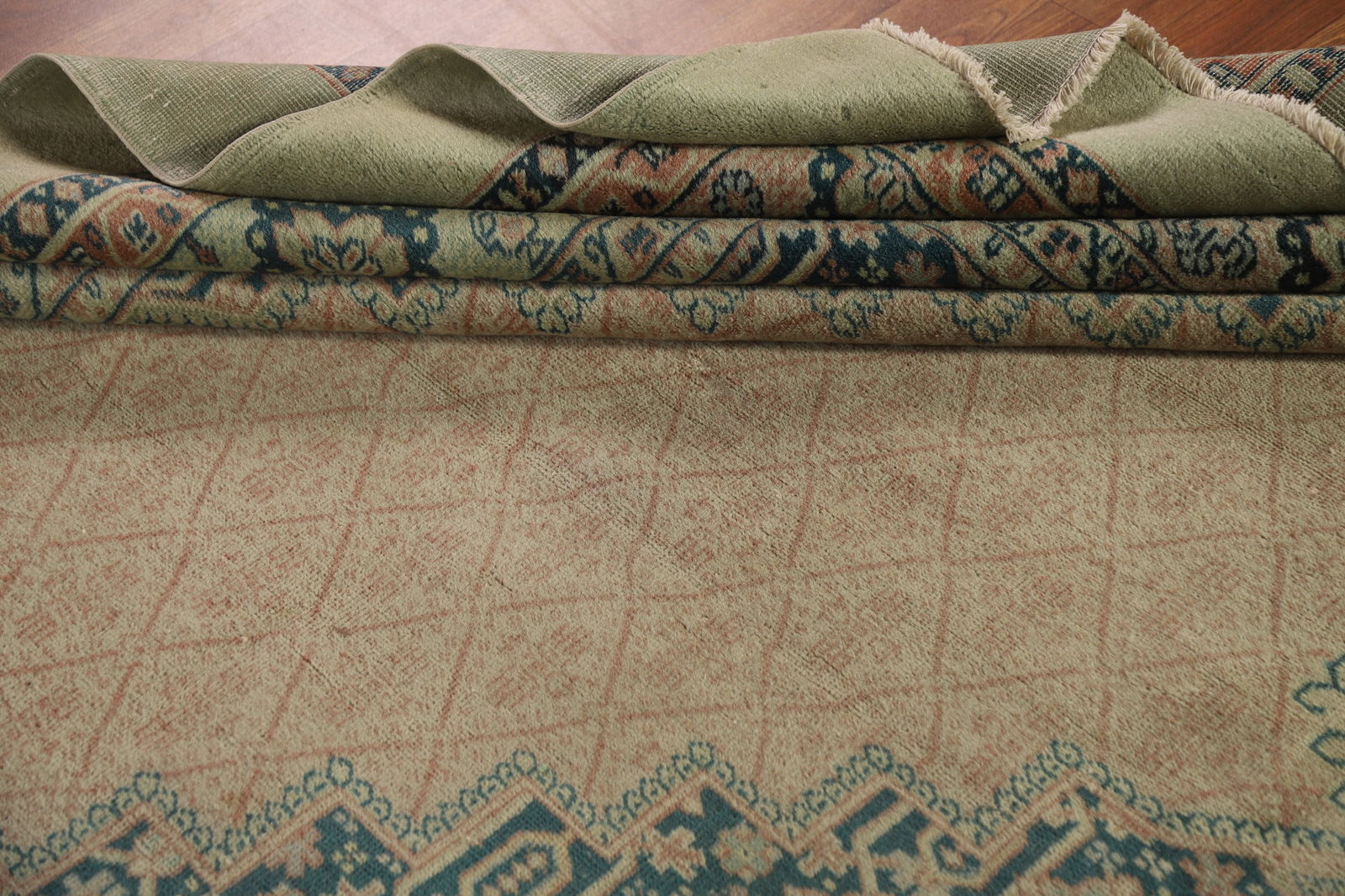 Antique Vegetable Dye Tabriz Persian Large Rug 10x13 - 18