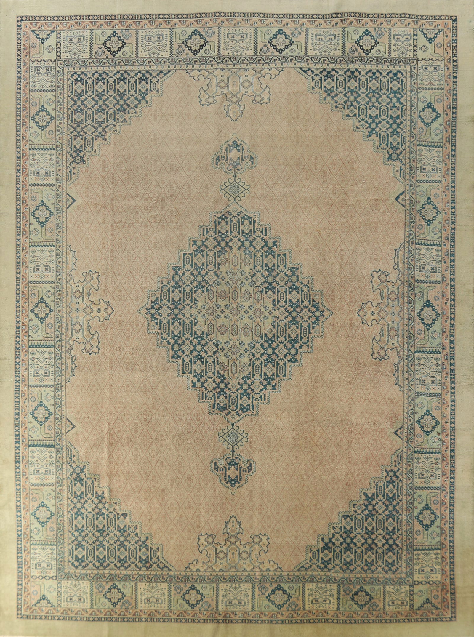 Antique Vegetable Dye Tabriz Persian Large Rug 10x13: Title: Antique Vegetable Dye Tabriz Persian Large Rug 10x13 Description:A Beautiful Genuine Iran ( Persia ) Tabriz rug is Hand Knotted by skillful weavers in Iran ( Persia ) with