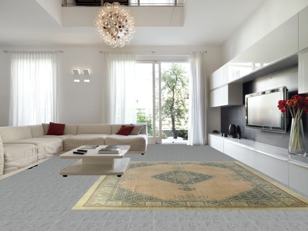 Antique Vegetable Dye Tabriz Persian Large Rug 10x13 - 2