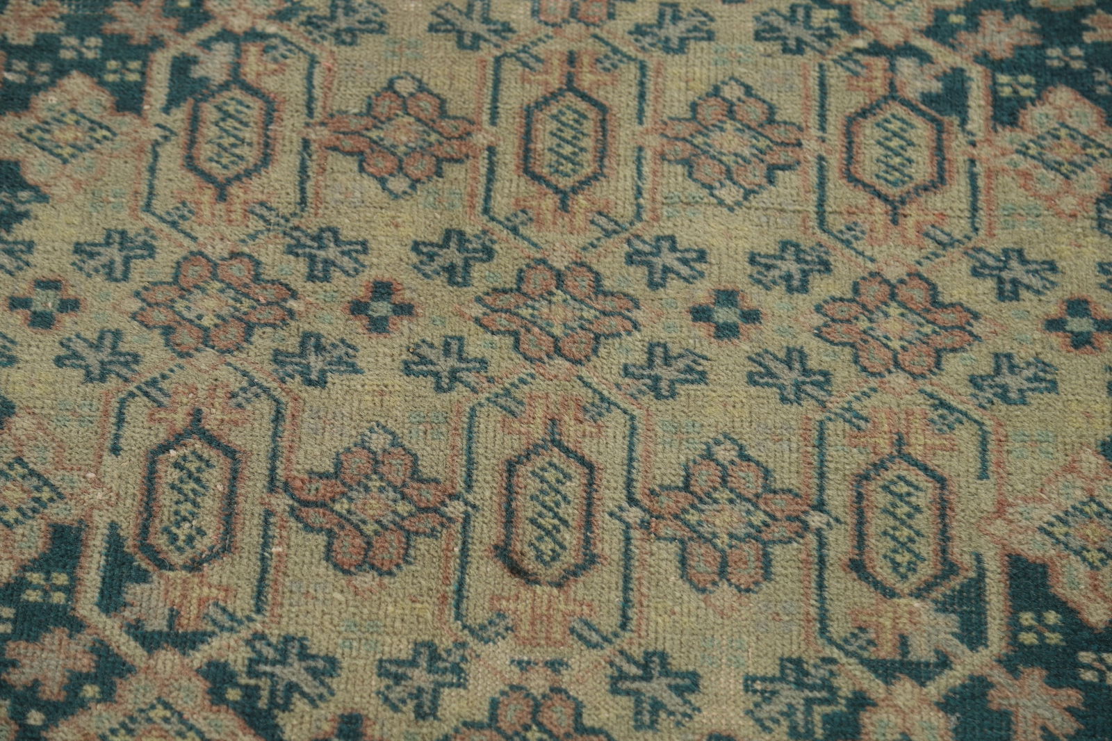 Antique Vegetable Dye Tabriz Persian Large Rug 10x13 - 9