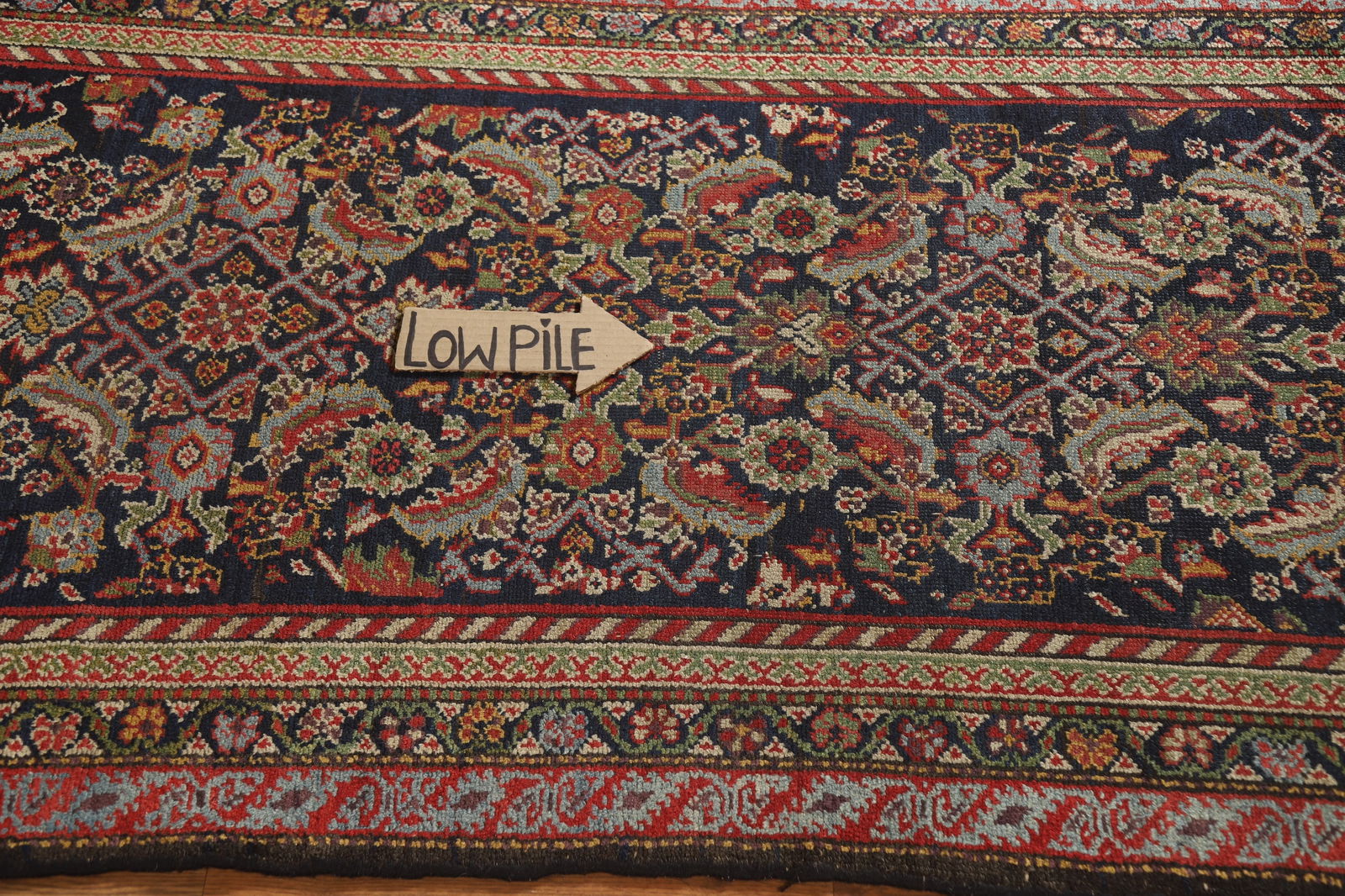 Pre-1900 Antique Vegetable Dye Malayer Persian Runner Rug 3x13 - 12