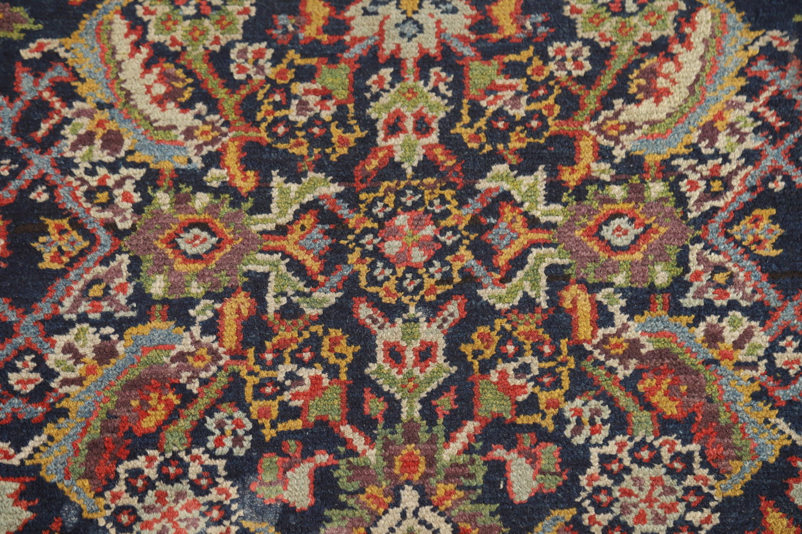 Pre-1900 Antique Vegetable Dye Malayer Persian Runner Rug 3x13 - 9