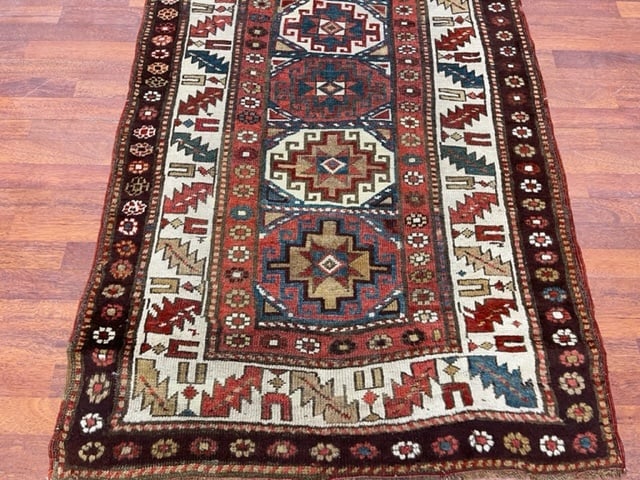 Antique Caucasian Runner-5252 - 2