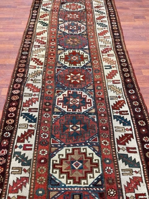 Antique Caucasian Runner-5252 - 7