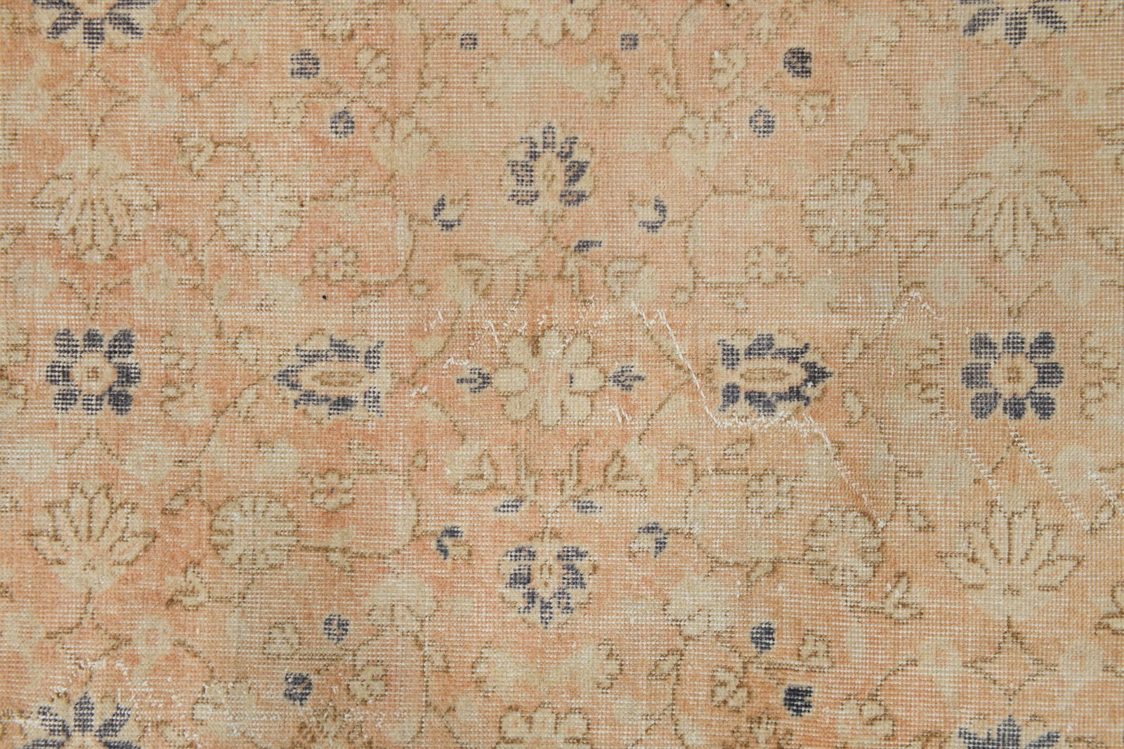 6'6'' x 10'0'' Handmade Vintage Wool Rug - 19070 - 8