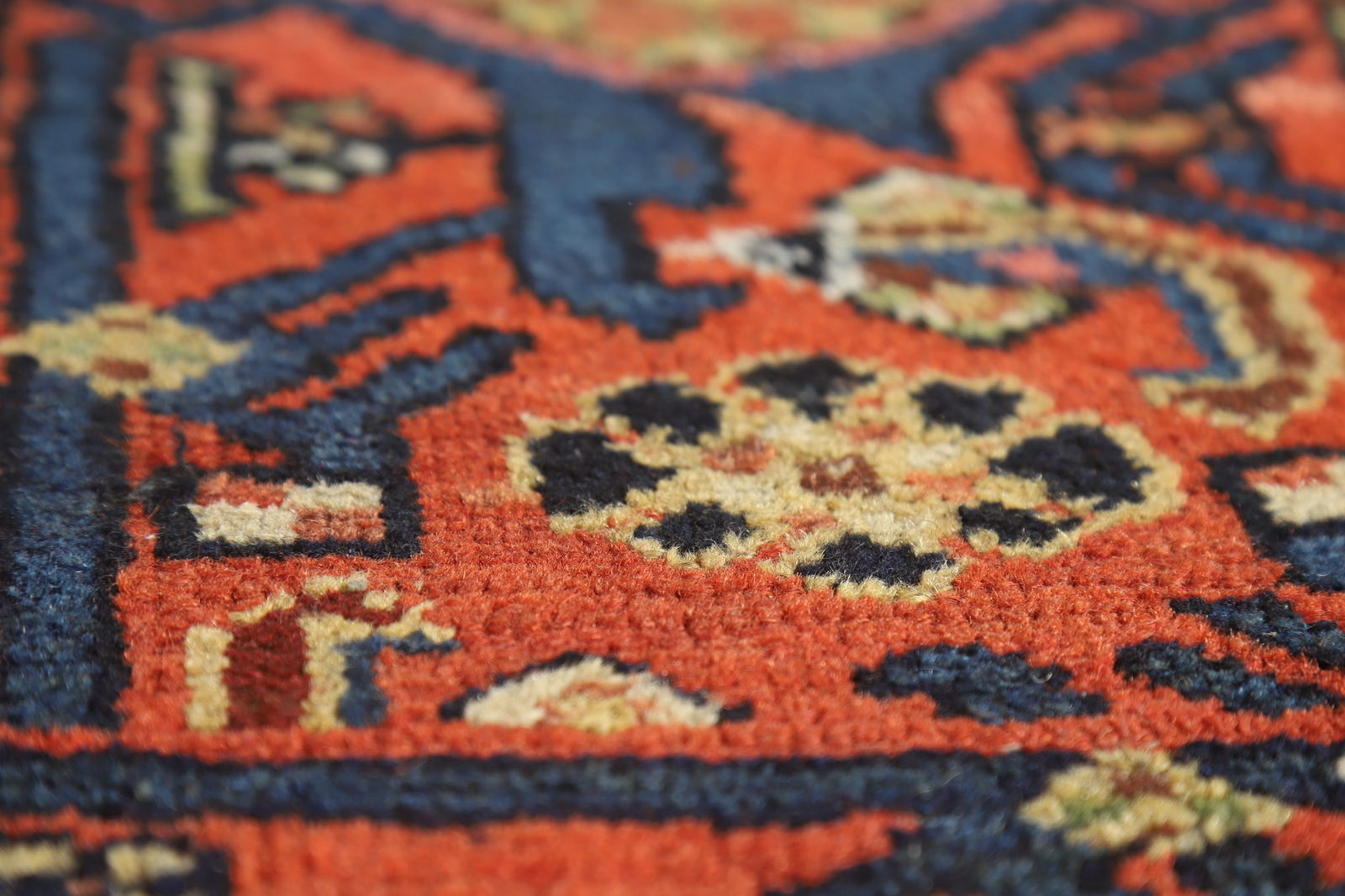 Pre-1900 Antique Senneh Vegetable Dye Persian Rug 5x16 - 11