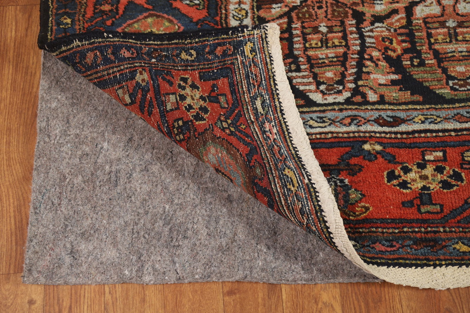 Pre-1900 Antique Senneh Vegetable Dye Persian Rug 5x16 - 8