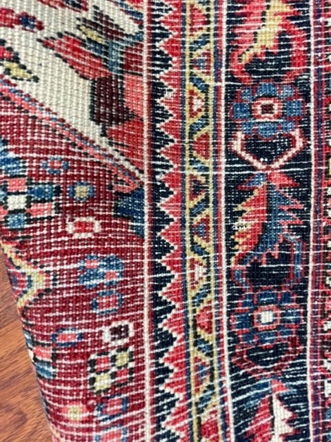 Vintage persian Heriz Runner-5033 - 9