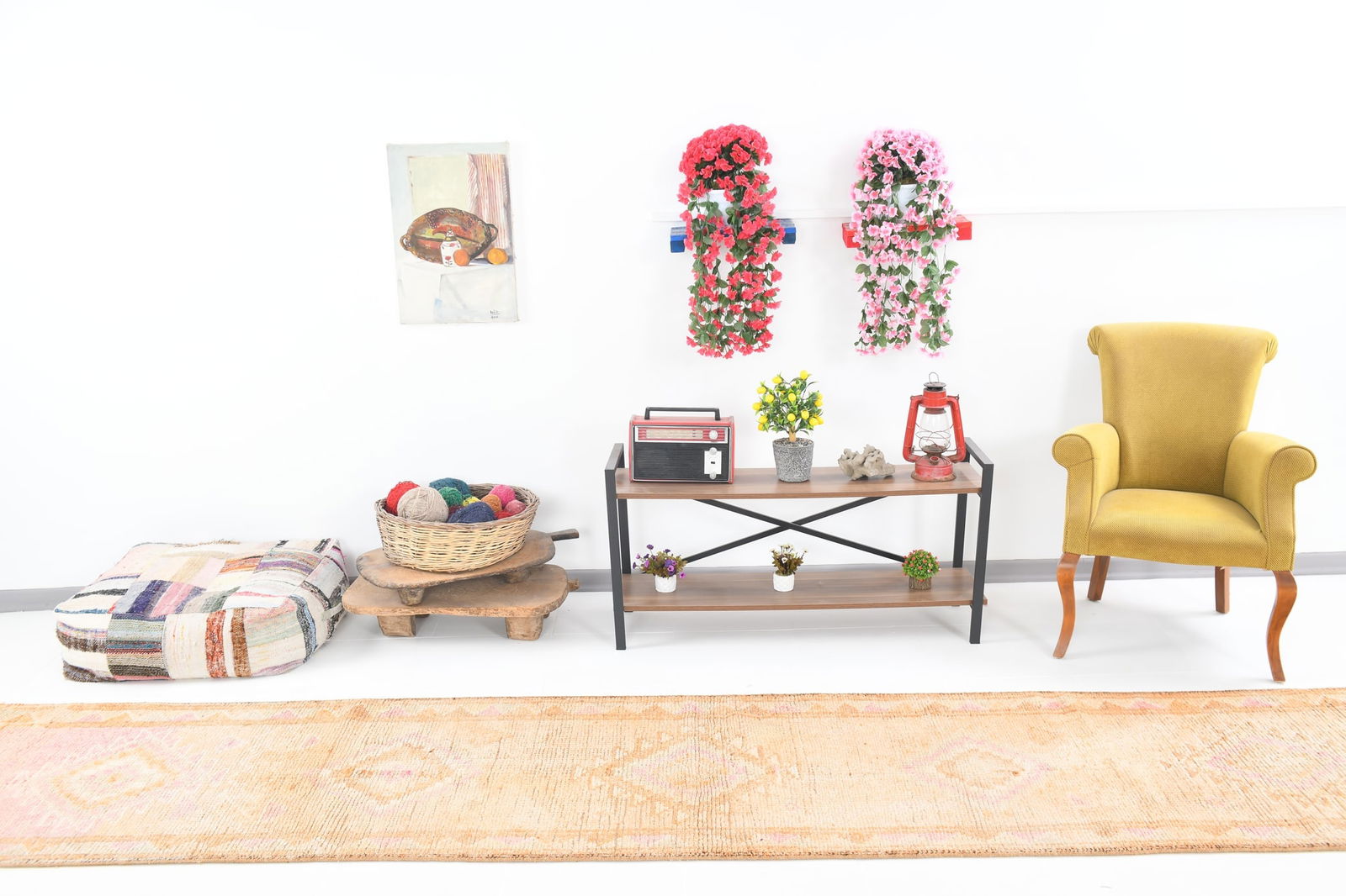 2'8'' x 13'2'' Turkish Vintage Runner Rug - 17961 - 2