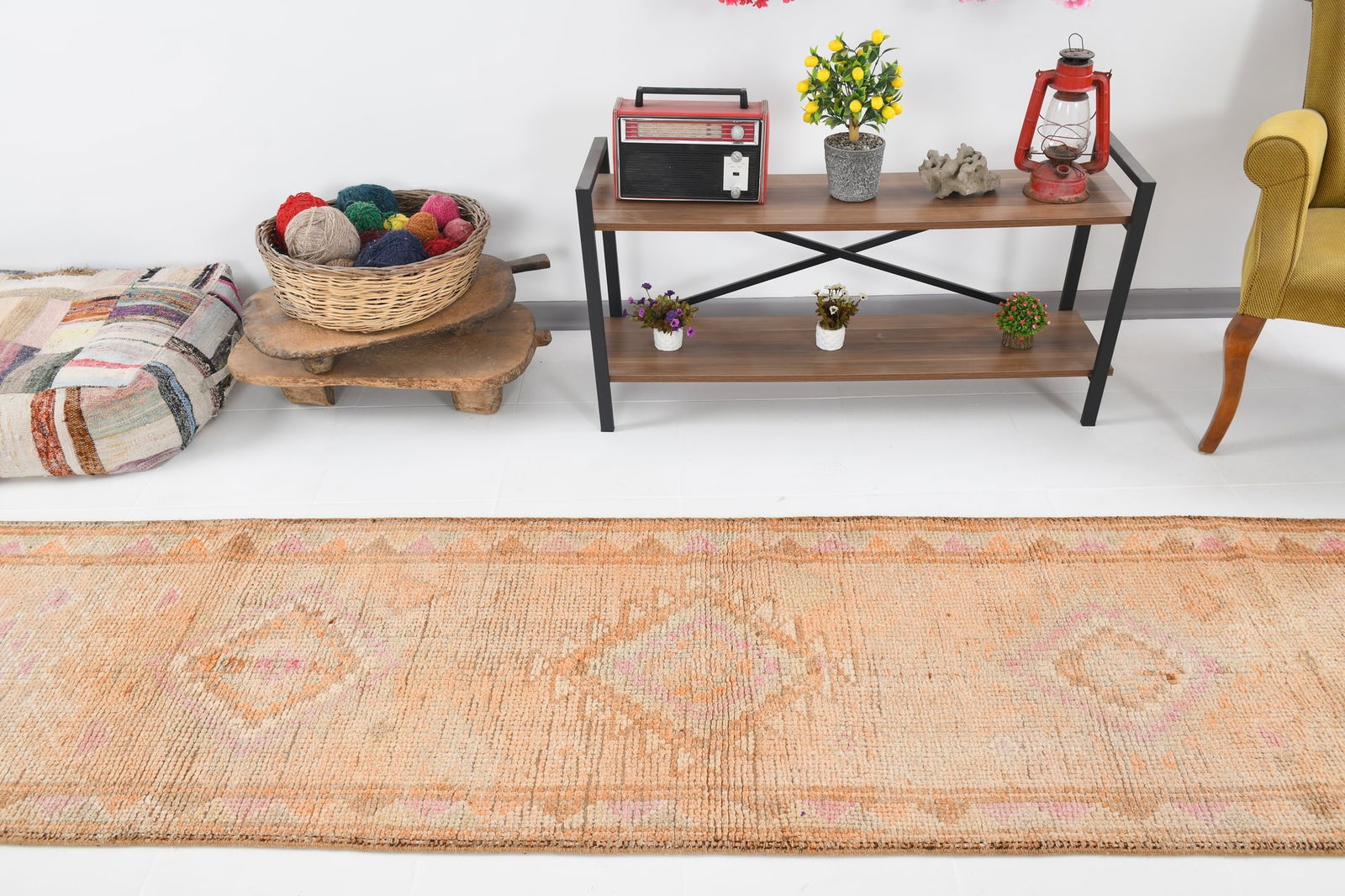 2'8'' x 13'2'' Turkish Vintage Runner Rug - 17961 - 4