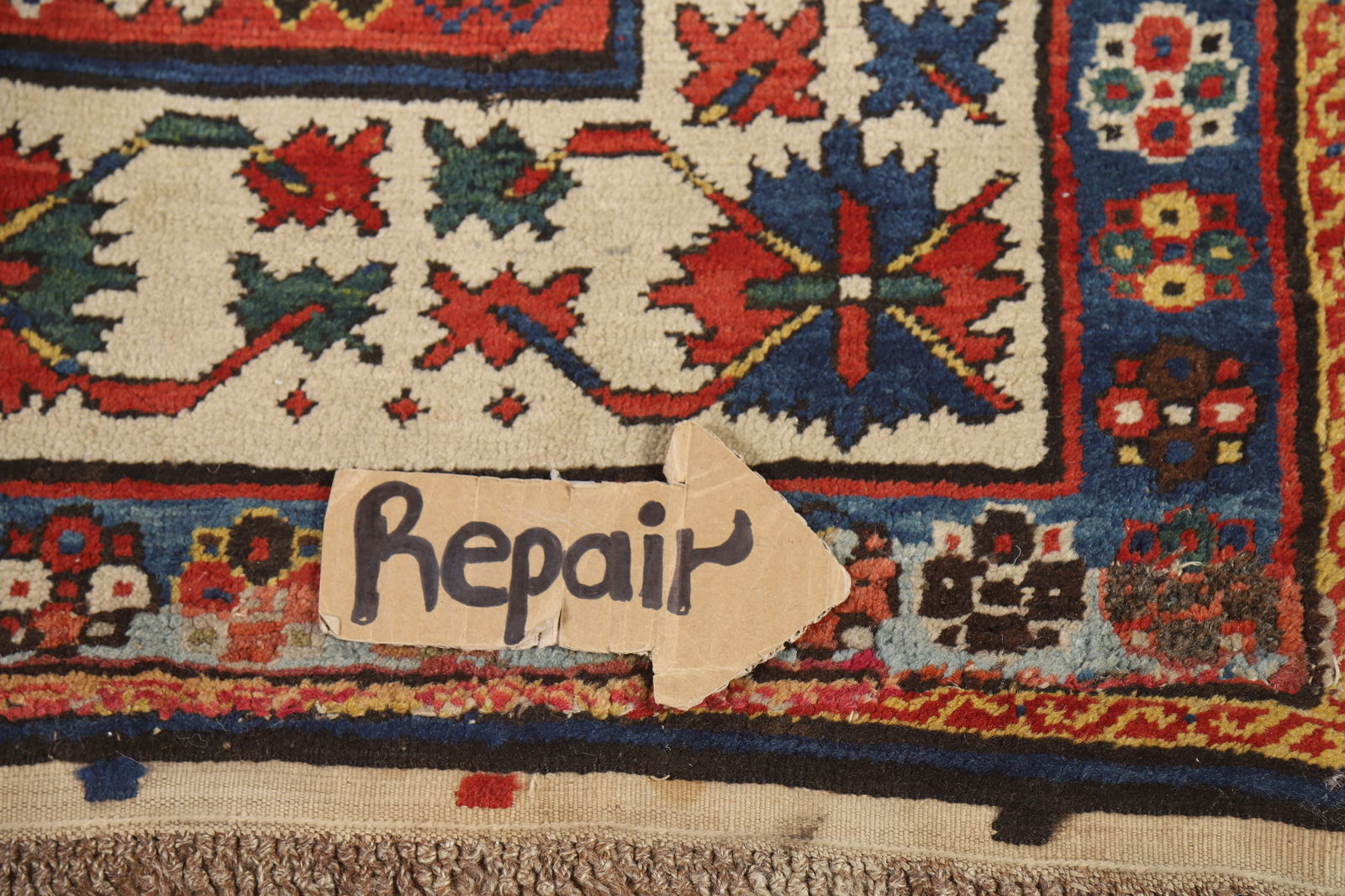 Pre-1900 Antique Vegetable Dye Kazak Persian Runner Rug 4x9 - 13