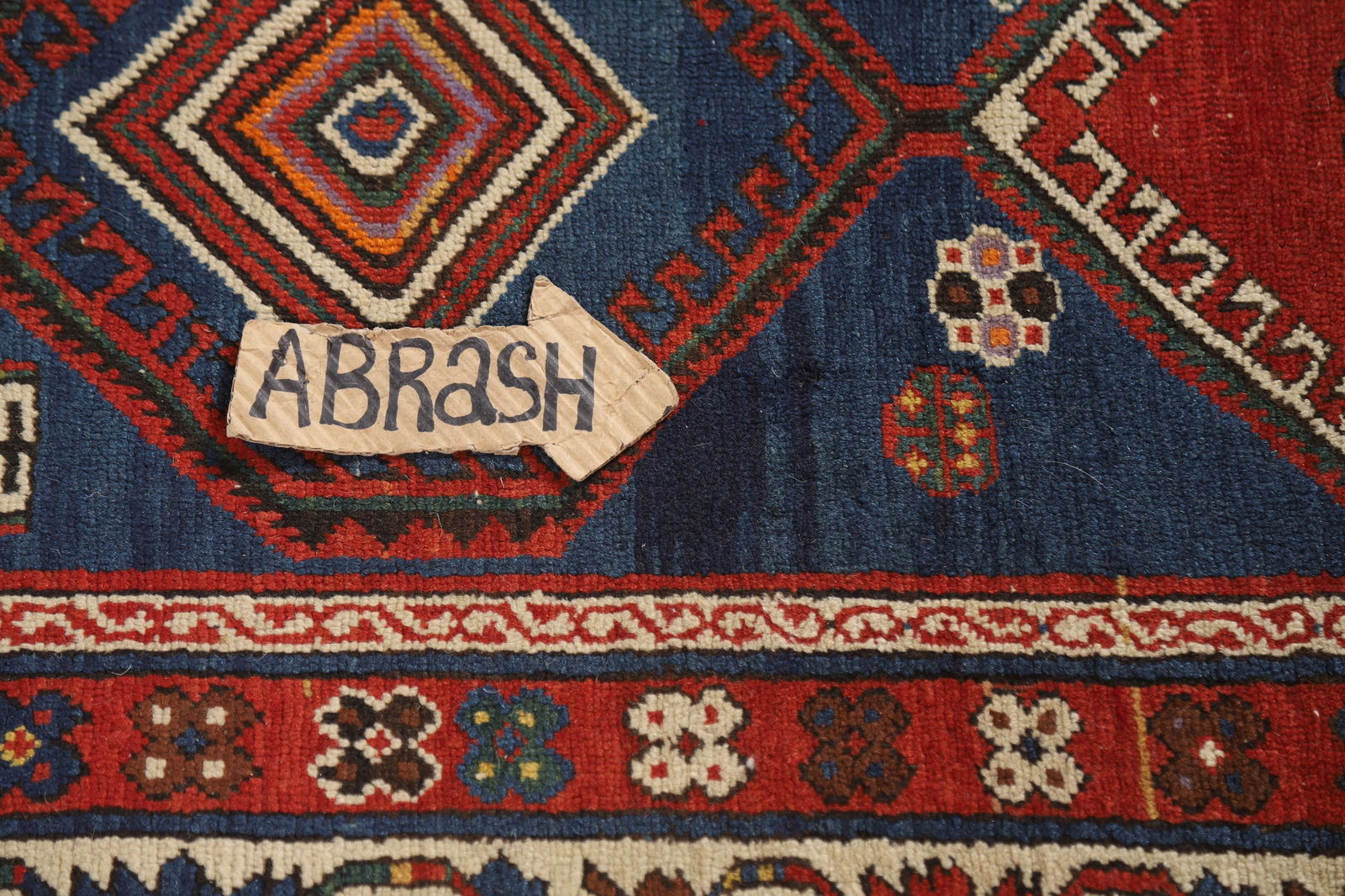 Pre-1900 Antique Vegetable Dye Kazak Persian Runner Rug 4x9 - 19