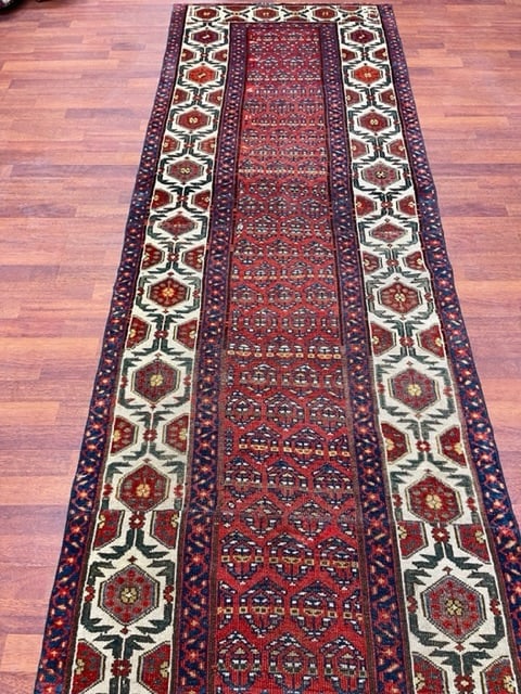 Antique Persian Kurd Runner-5019 - 4