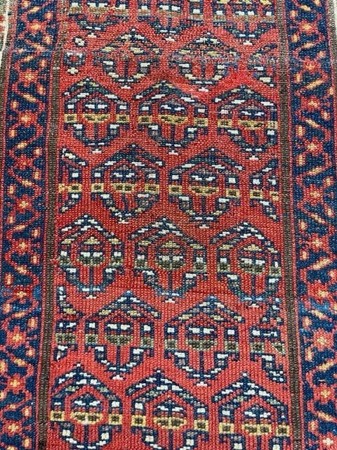 Antique Persian Kurd Runner-5019 - 6