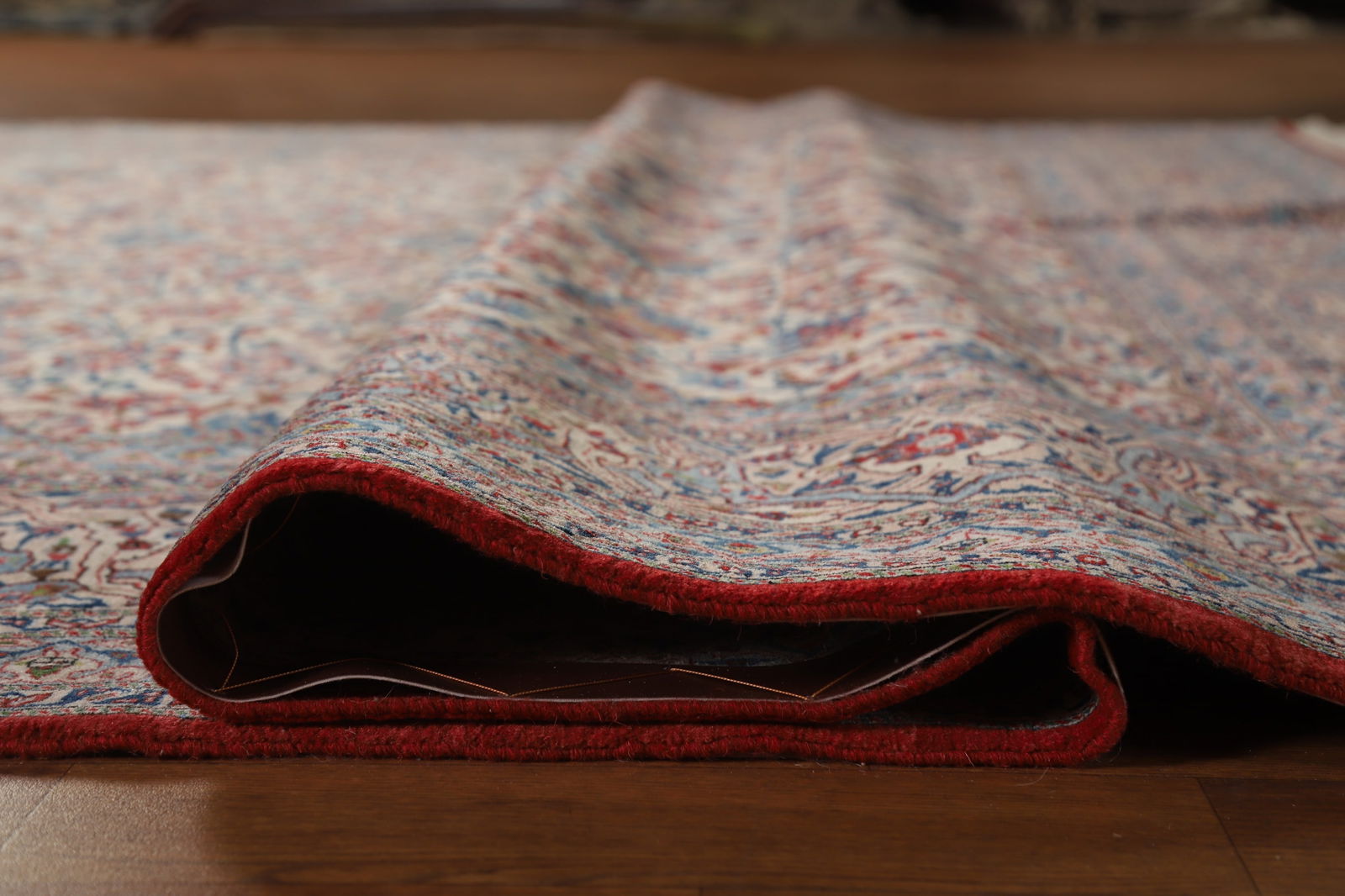 Antique Vegetable Dye Nain Toodeshk Persian Area Rug 7x11 - 15