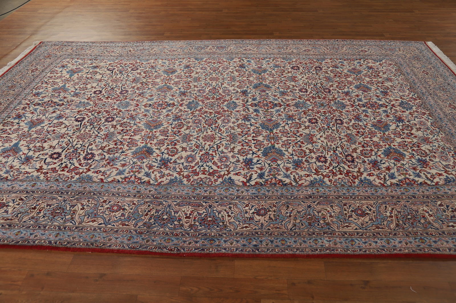 Antique Vegetable Dye Nain Toodeshk Persian Area Rug 7x11 - 16