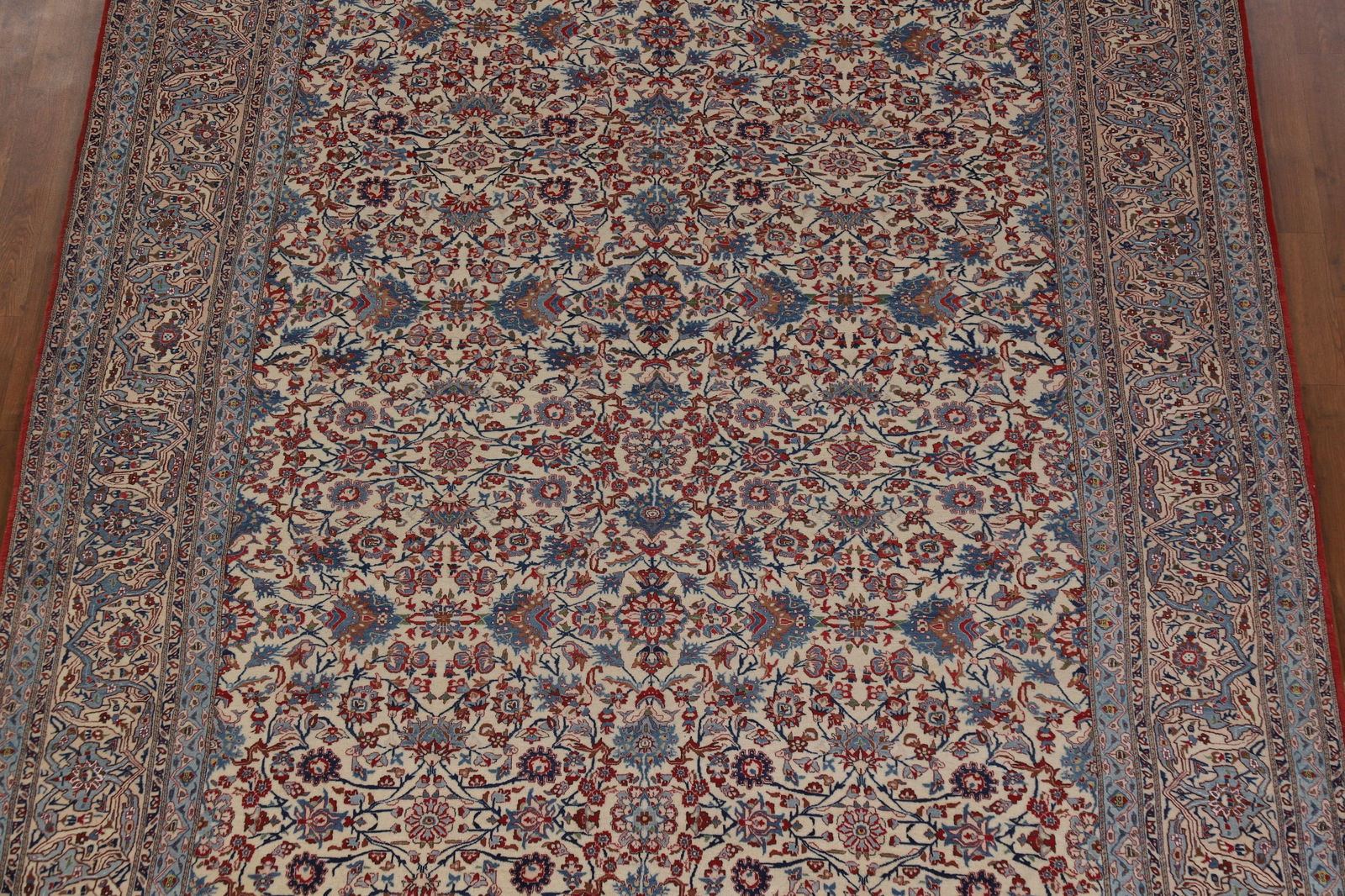 Antique Vegetable Dye Nain Toodeshk Persian Area Rug 7x11 - 4