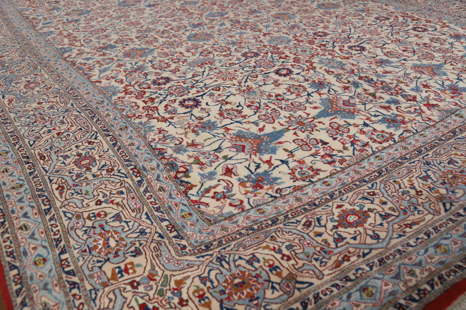 Antique Vegetable Dye Nain Toodeshk Persian Area Rug 7x11 - 6