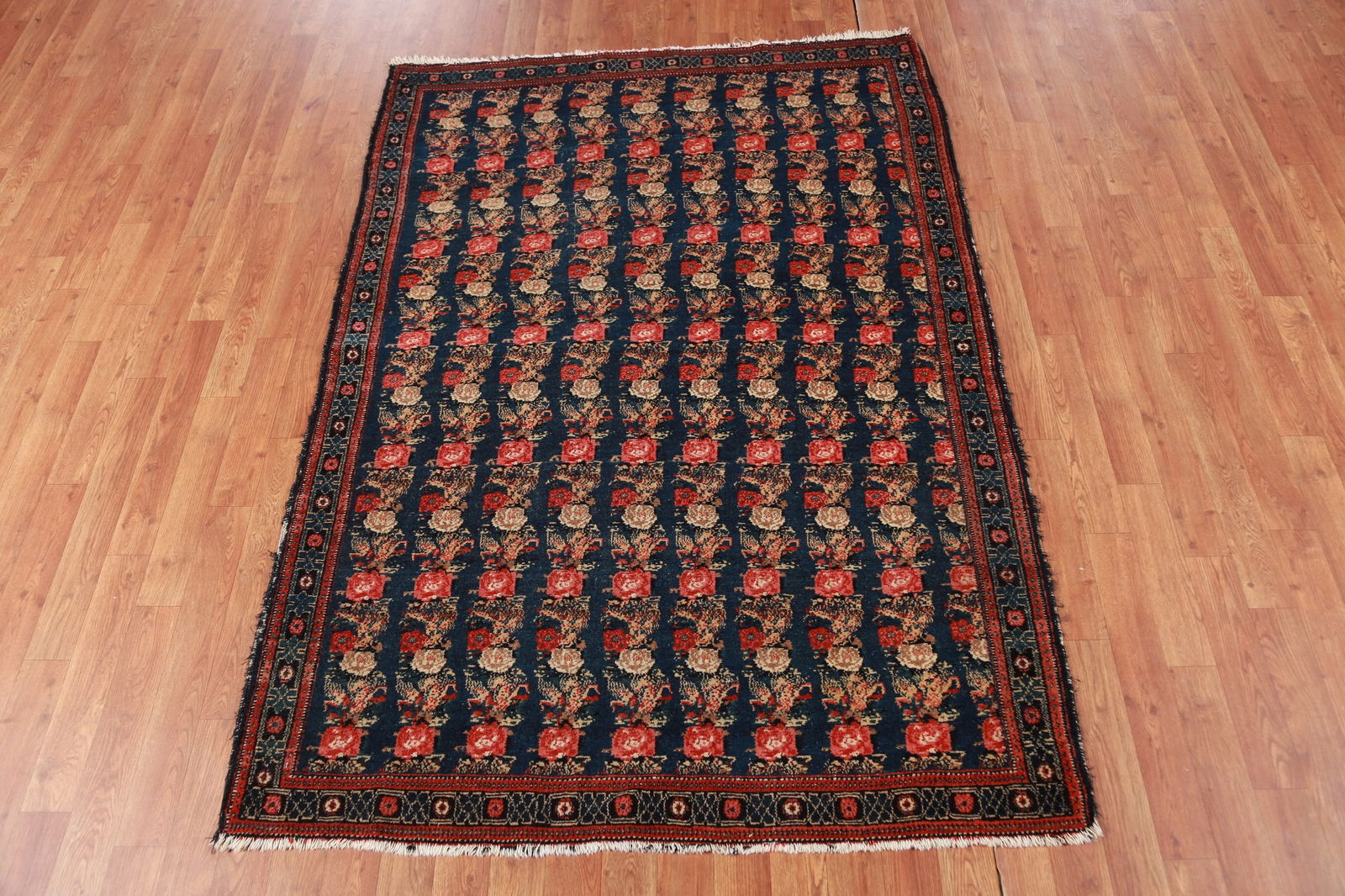 Antique Vegetable Dye Senneh Persian Rug 4x6 - 13