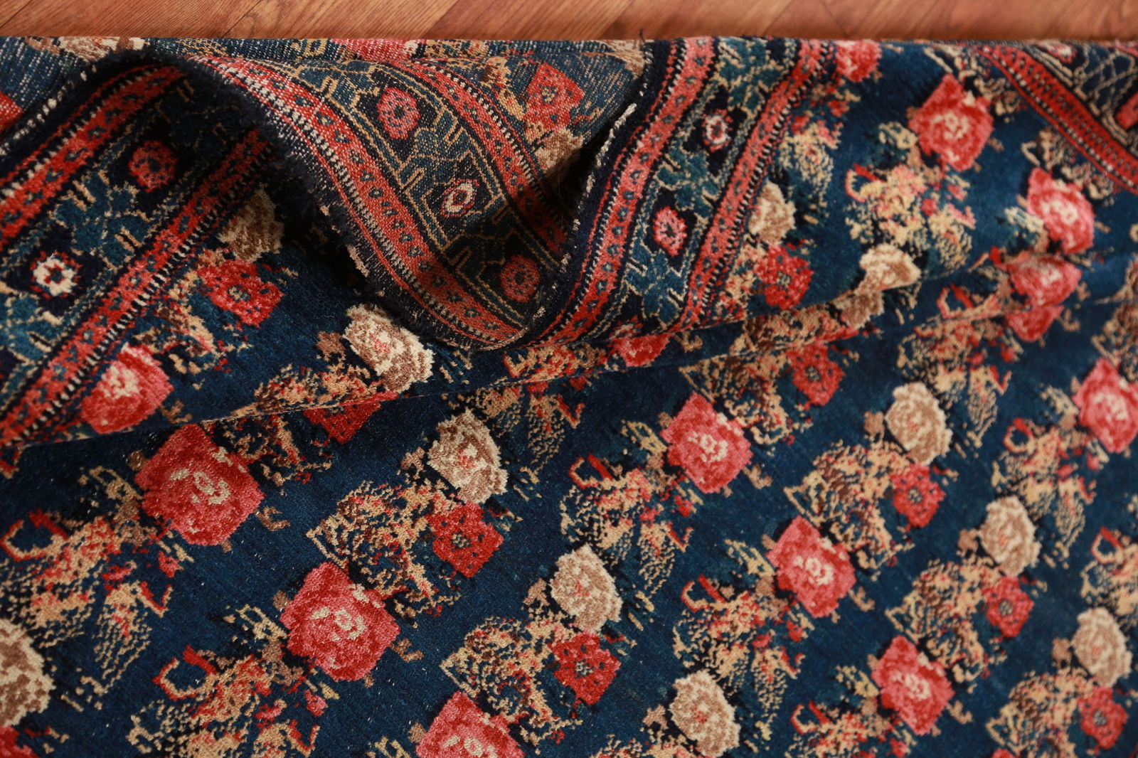 Antique Vegetable Dye Senneh Persian Rug 4x6 - 15