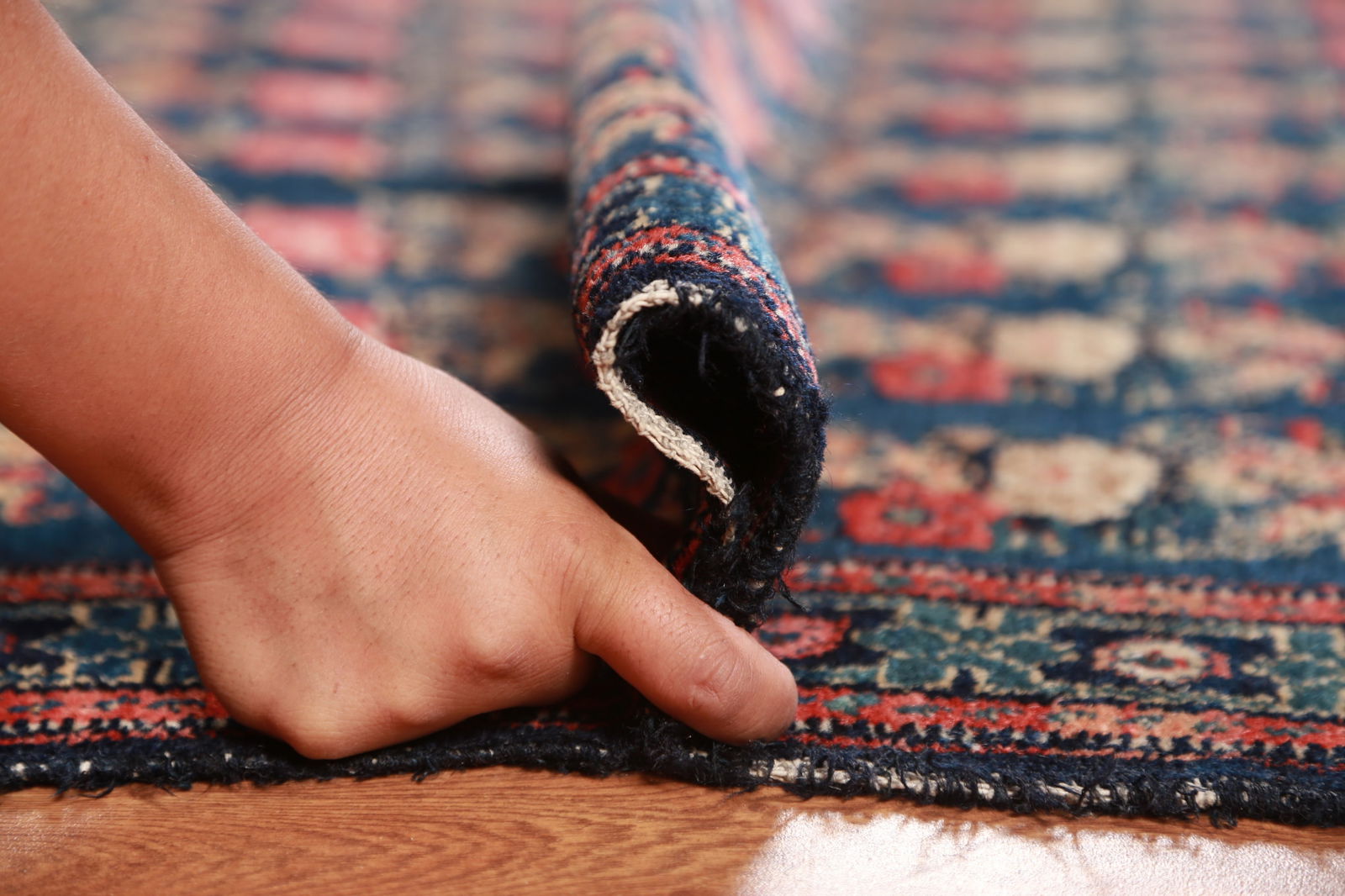 Antique Vegetable Dye Senneh Persian Rug 4x6 - 16