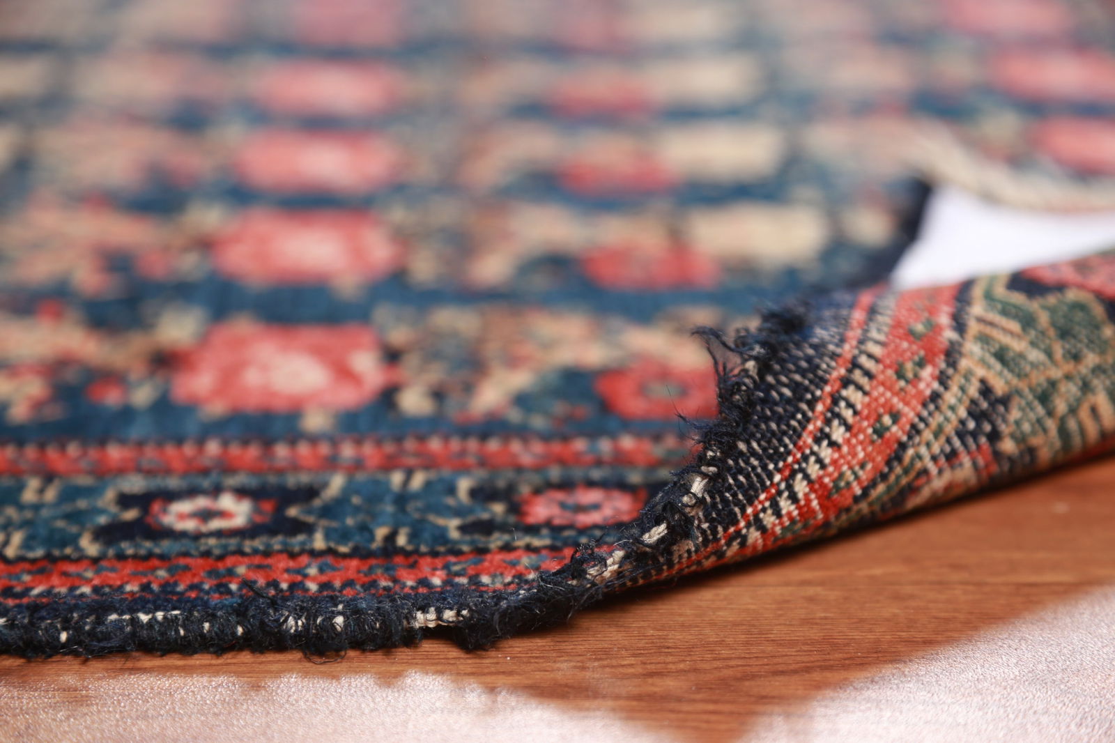 Antique Vegetable Dye Senneh Persian Rug 4x6 - 17