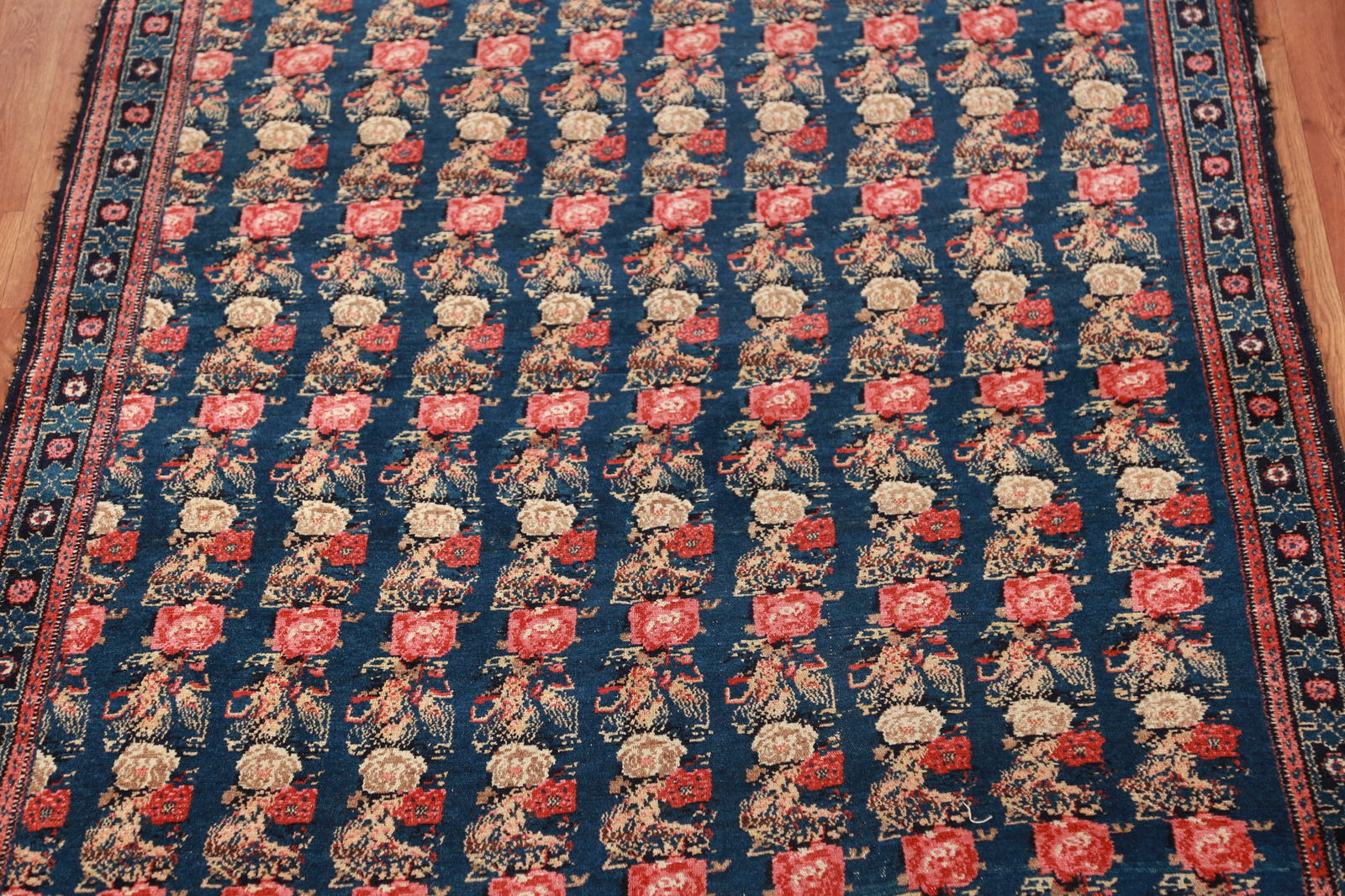 Antique Vegetable Dye Senneh Persian Rug 4x6 - 4