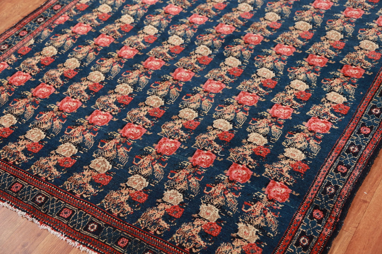 Antique Vegetable Dye Senneh Persian Rug 4x6 - 7