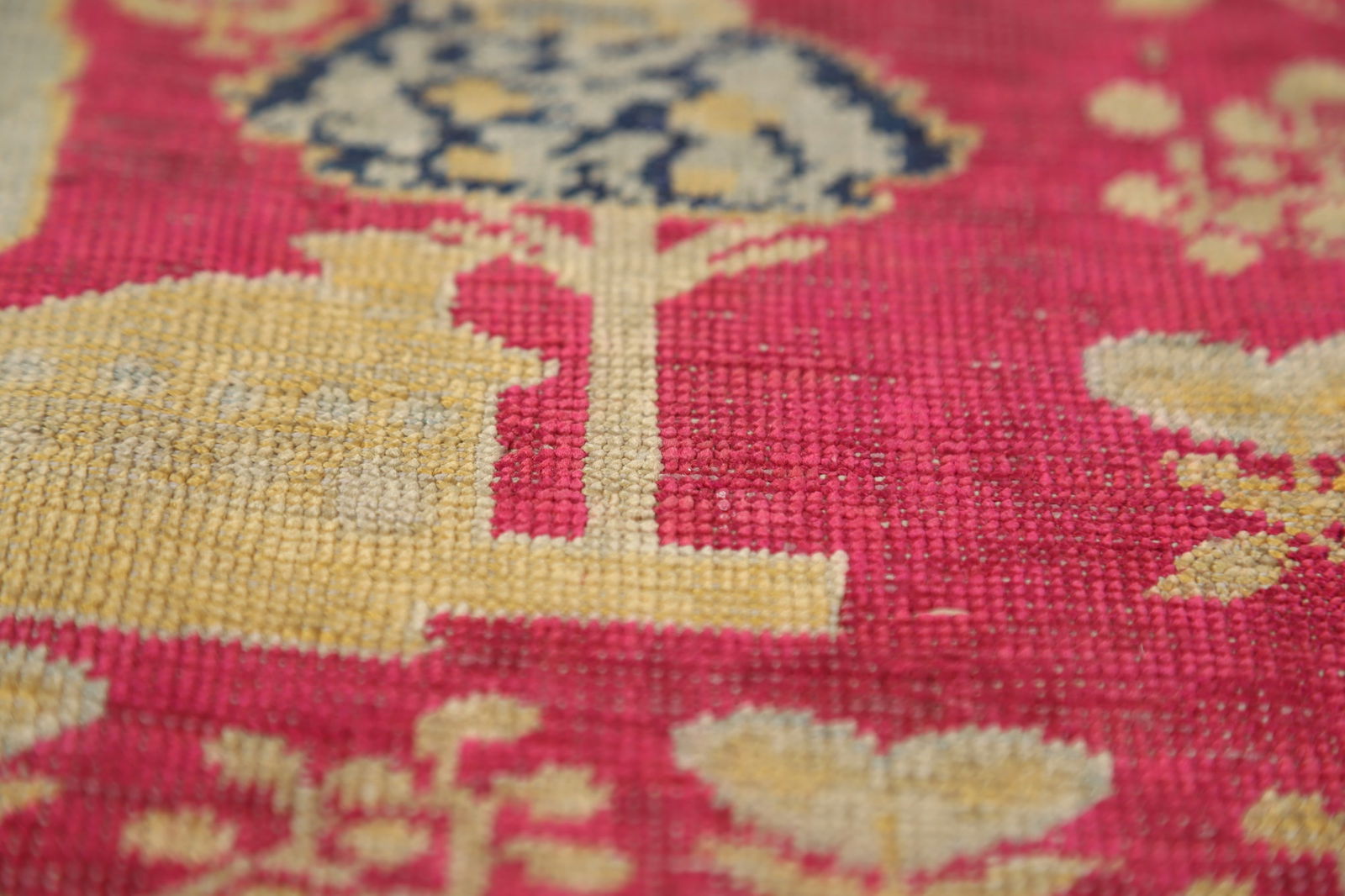 Pre-1900 Antique Vegetable Dye Silk Anatolian Turkish Rug 4x6 - 11