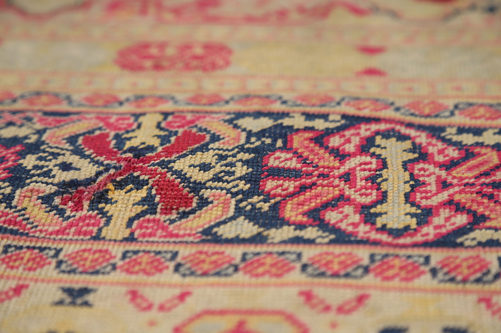 Pre-1900 Antique Vegetable Dye Silk Anatolian Turkish Rug 4x6 - 12