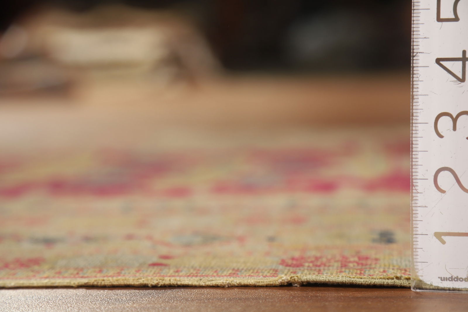 Pre-1900 Antique Vegetable Dye Silk Anatolian Turkish Rug 4x6 - 19