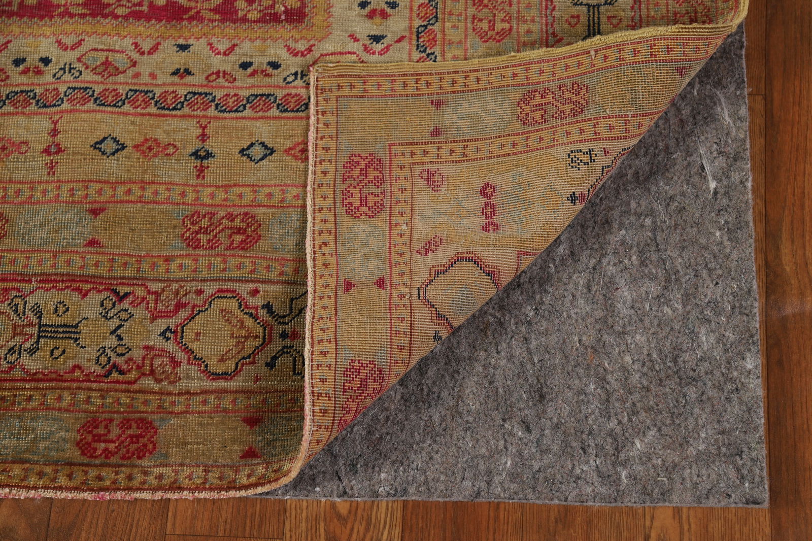 Pre-1900 Antique Vegetable Dye Silk Anatolian Turkish Rug 4x6 - 8