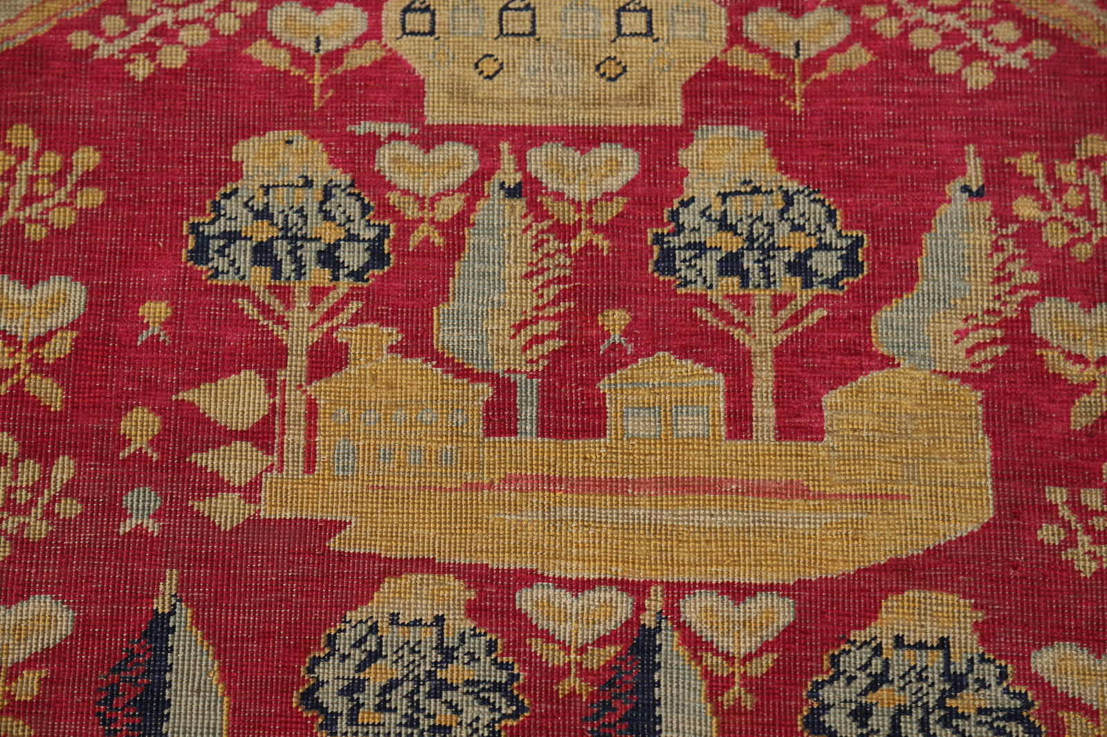 Pre-1900 Antique Vegetable Dye Silk Anatolian Turkish Rug 4x6 - 9