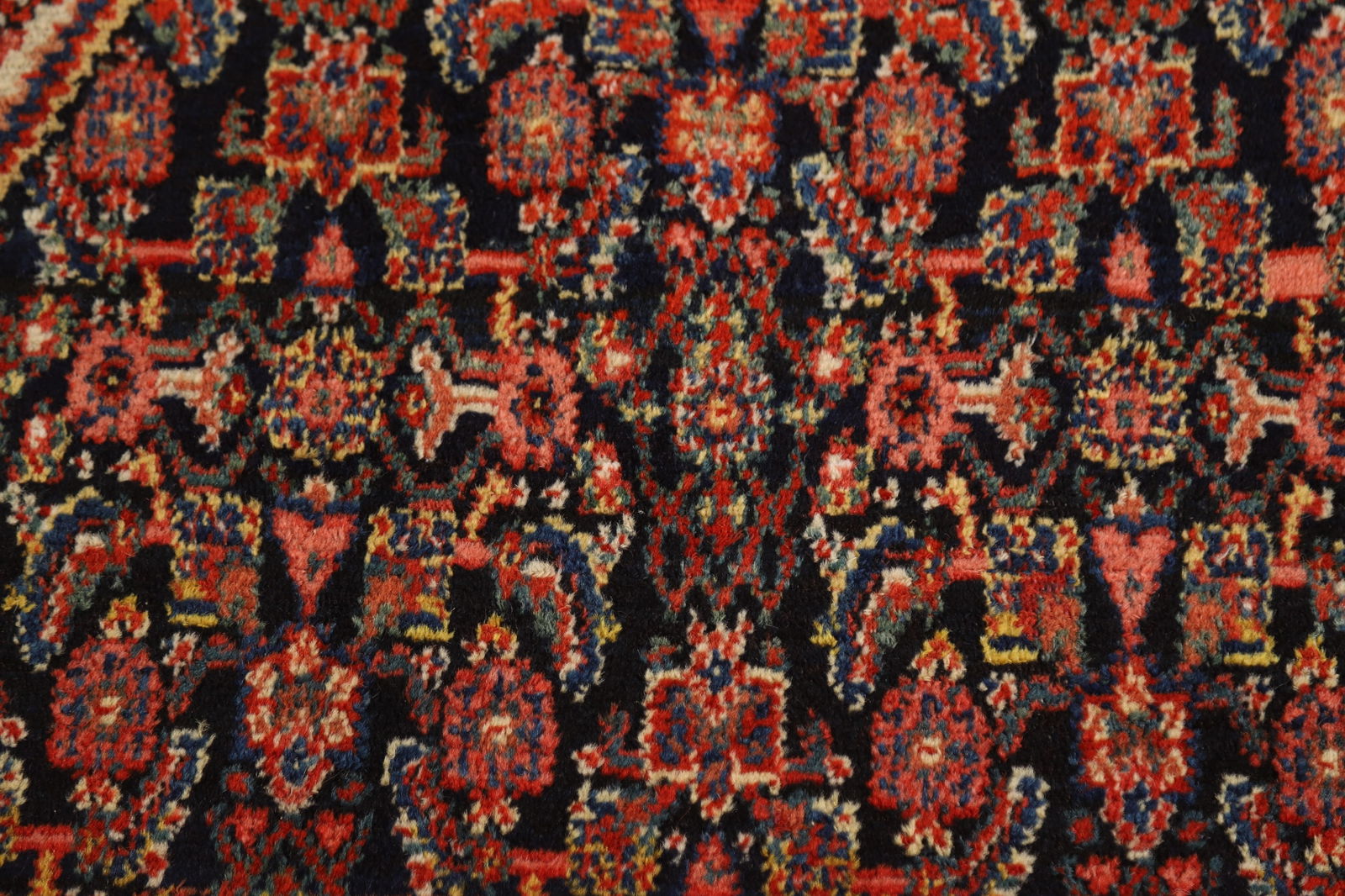 Pre-1900 Antique Vegetable Dye Senneh Persian Large Rug 8x20 - 10