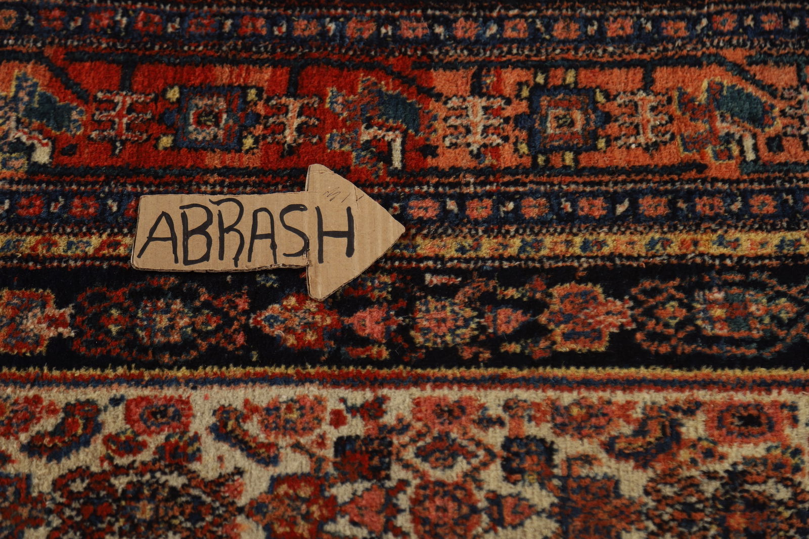 Pre-1900 Antique Vegetable Dye Senneh Persian Large Rug 8x20 - 13