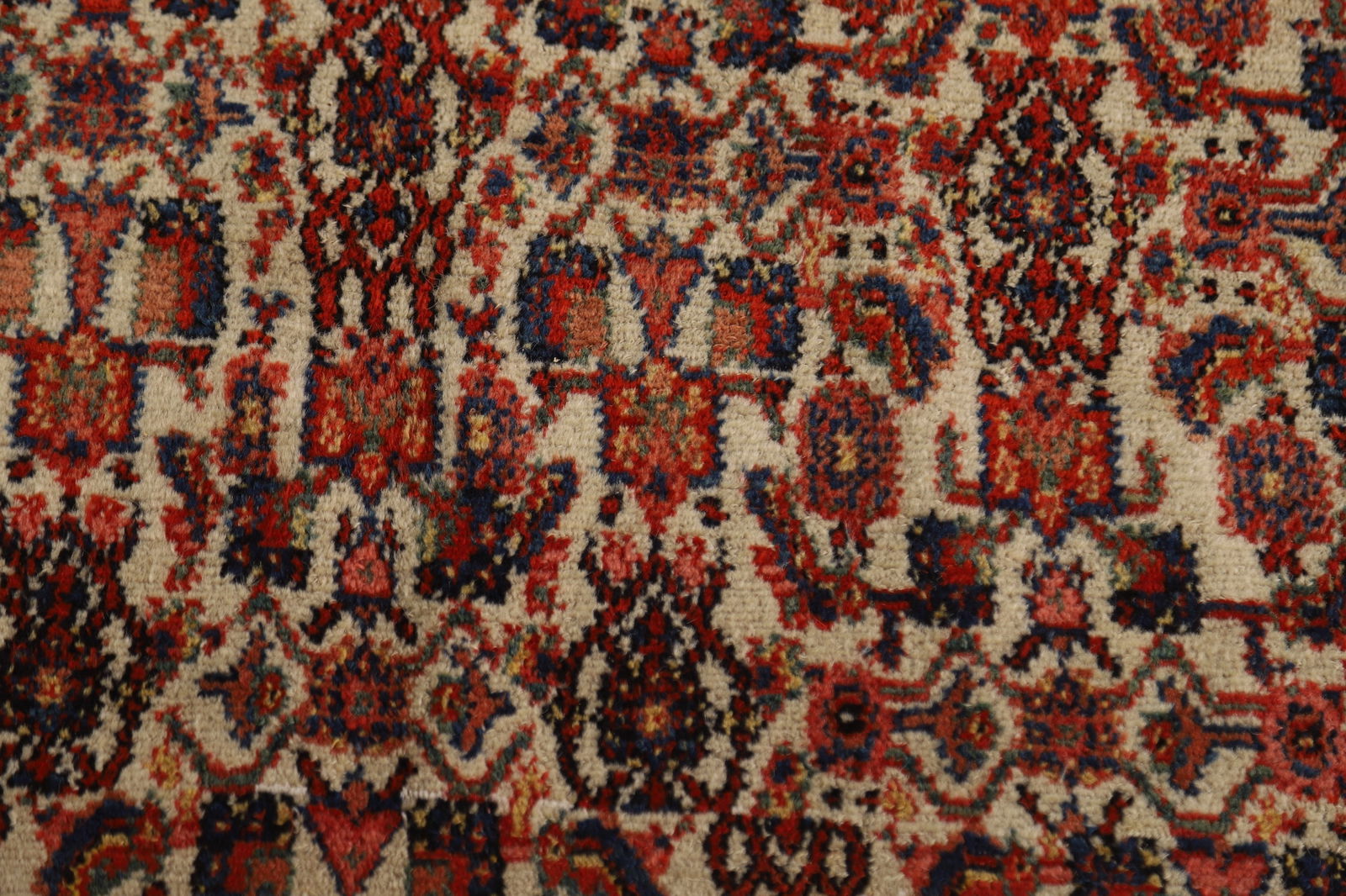 Pre-1900 Antique Vegetable Dye Senneh Persian Large Rug 8x20 - 9